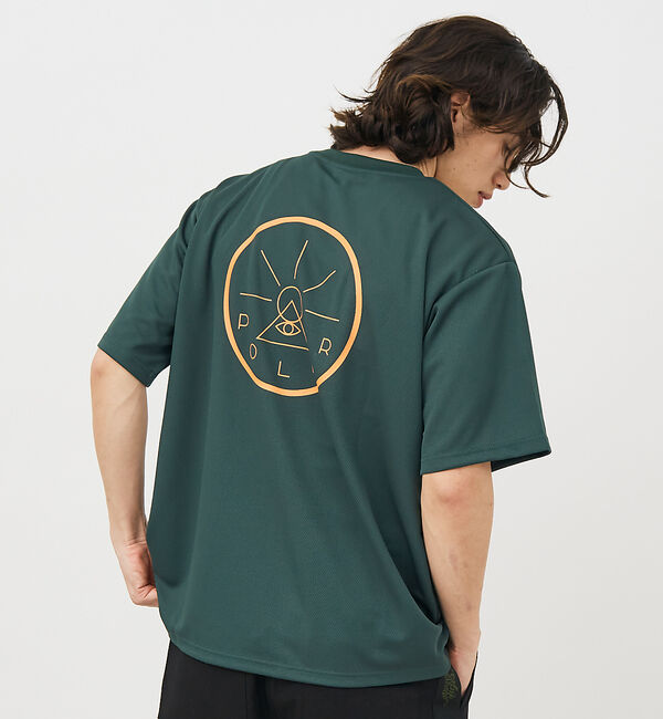 ABAHOUSE「【POLER / ポーラー】VORTE QUICKDRY   MESHTシャツ/」|Tシャツ・カットソー|グリーン