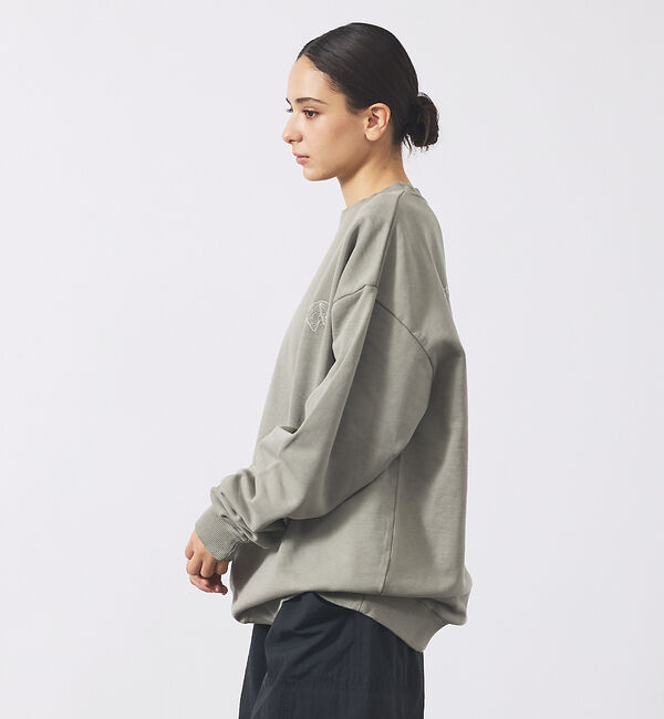 ABAHOUSE「【POLER/ポーラー】EMB PIGMENT DYE CREW/ピグメント加工」|スウェット・ジャージ|