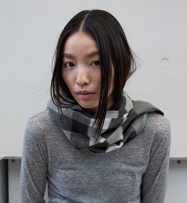 ABAHOUSE「【TWEEDMILL / ツイードミル】Lambswool Scarf  / ラ」|マフラー|