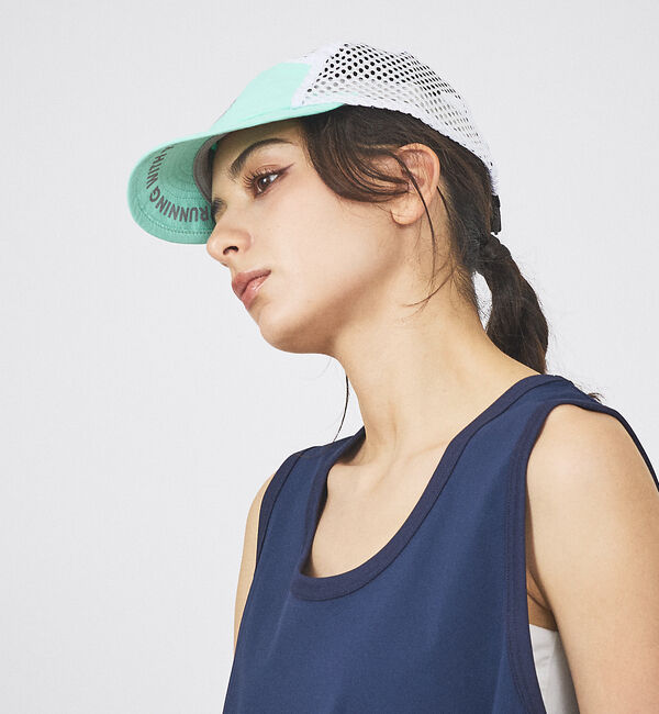 ABAHOUSE「【CHUMS/チャムス】Running Mesh Cap/ランニングメッシュキャ」|その他|グリーン