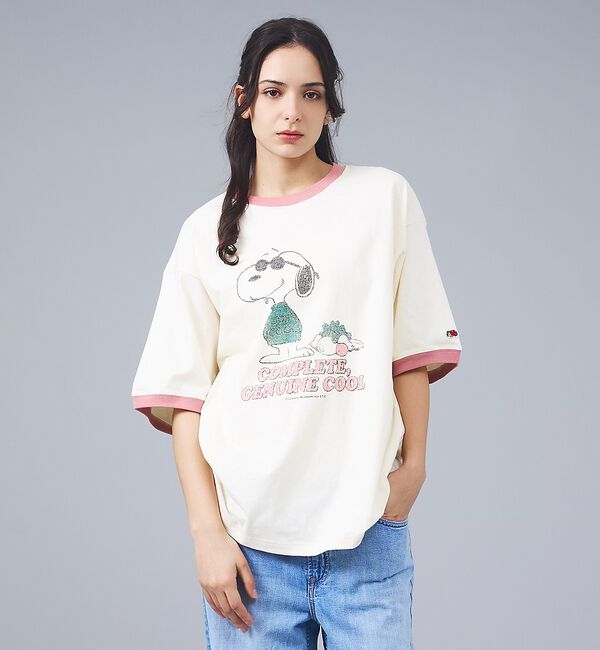 ABAHOUSE「【FRUIT OF THE LOOM/フルーツ・オブ・ザ・ルーム】FRUIT O」|Tシャツ・カットソー|ピンク