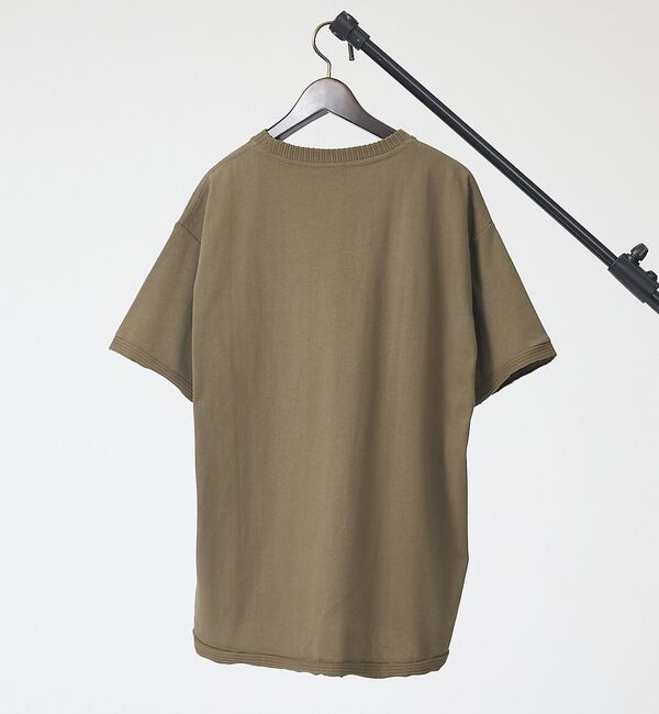 ABAHOUSE「【JEMORGAN / ジェーイーモーガン】 天竺カットオフリブ半袖Ｔシャツ/ユ」|Tシャツ・カットソー|