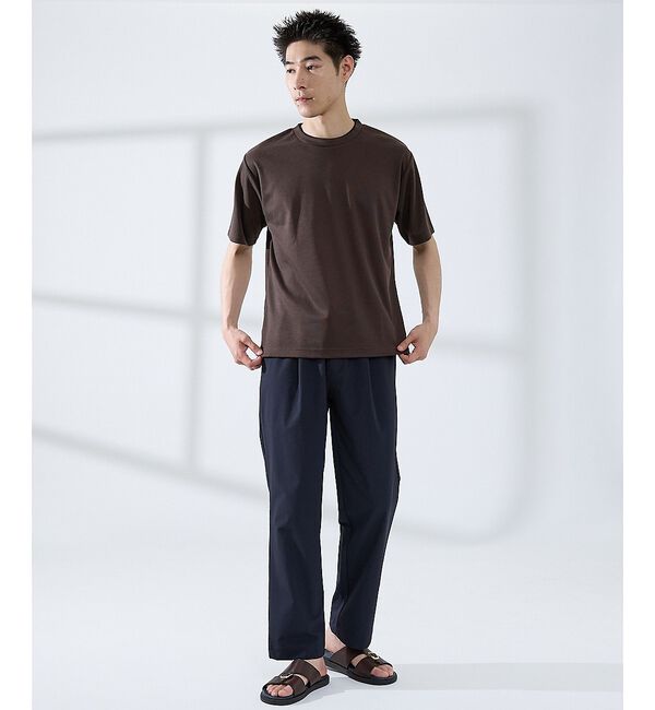 ABAHOUSE「サカリバ レイヤード 半袖Tシャツ」|Tシャツ・カットソー|