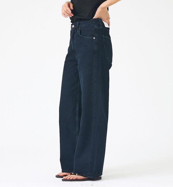 Rouge vif「【AGOLDE/エーゴールドイー】Low Curve Crop Jean (We」|デニム|