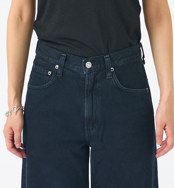 Rouge vif「【AGOLDE/エーゴールドイー】Low Curve Crop Jean (We」|デニム|