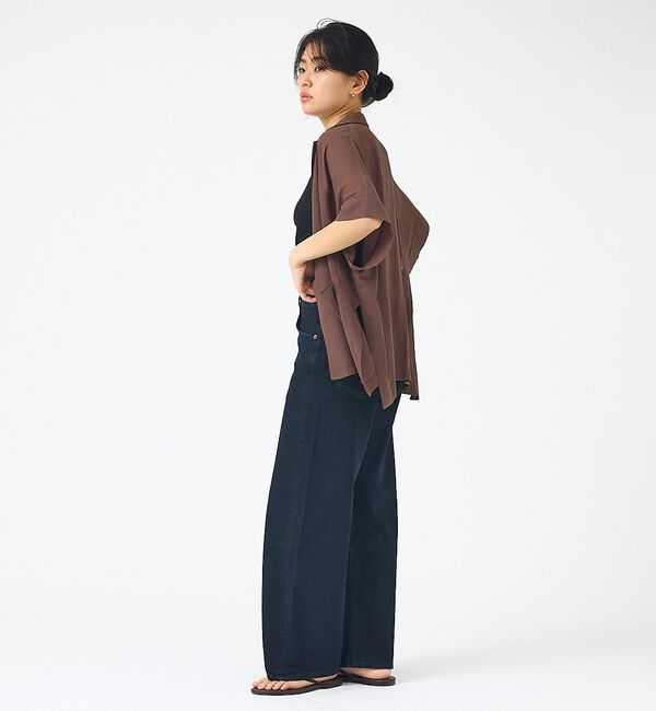Rouge vif「【AGOLDE/エーゴールドイー】Low Curve Crop Jean (We」|デニム|