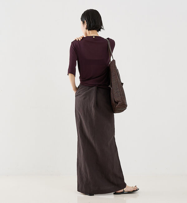 The Store by C' 「【COCUCA】ウォッシャブルシルクTee」|Tシャツ・カットソー|