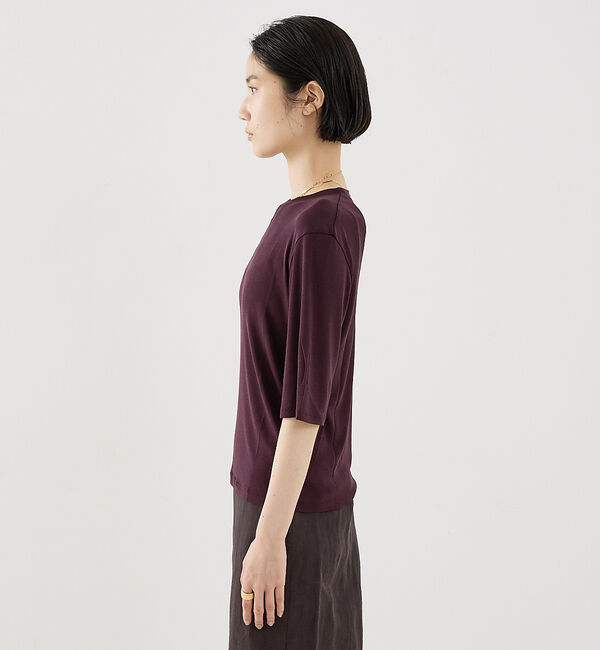 The Store by C' 「【COCUCA】ウォッシャブルシルクTee」|Tシャツ・カットソー|