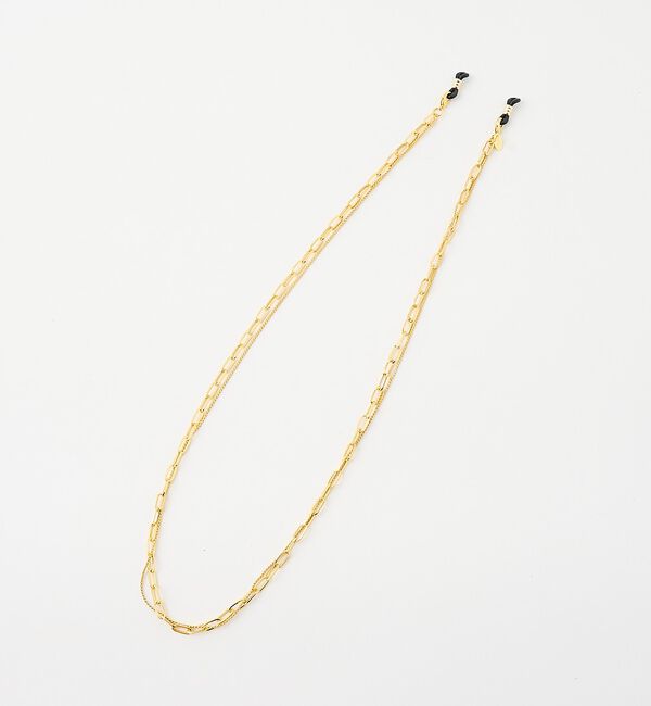 The Store by C' 「【SUNNY CORDS】【別注】Mirror w Chain Gold／グラス」|メガネ|