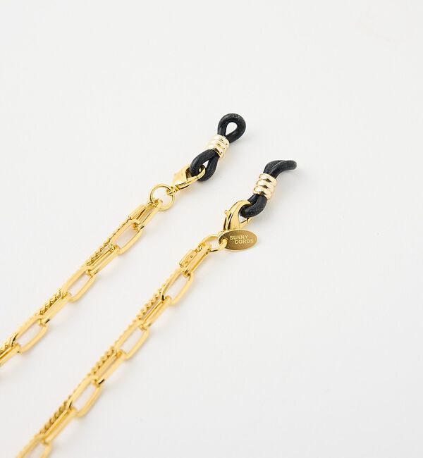 The Store by C' 「【SUNNY CORDS】【別注】Mirror w Chain Gold／グラス」|メガネ|