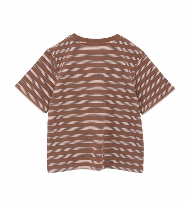 Soffitto「コットンボーダー半袖Tシャツ」|Tシャツ・カットソー|
