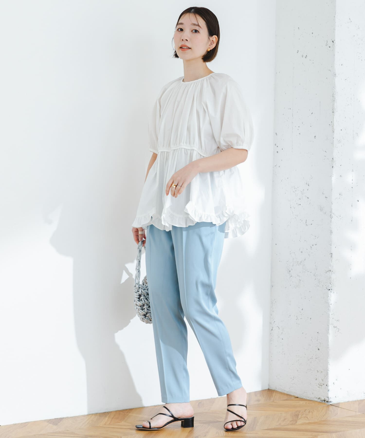 URBAN RESEARCH ROSSO「F by ROSSO　サテンテーパードカラーパンツ」|その他|