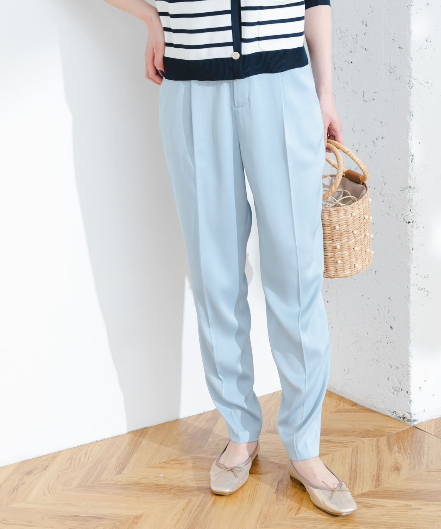 URBAN RESEARCH ROSSO「F by ROSSO　サテンテーパードカラーパンツ」|その他|