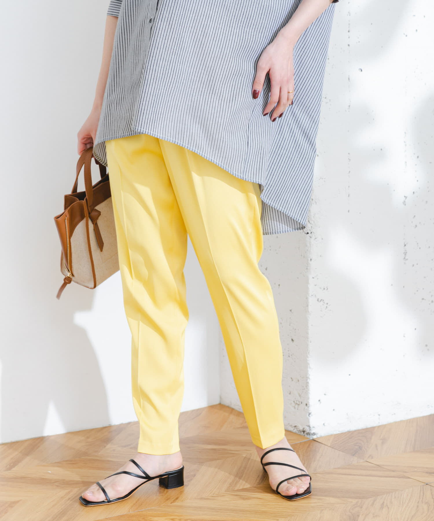 URBAN RESEARCH ROSSO「F by ROSSO　サテンテーパードカラーパンツ」|その他|