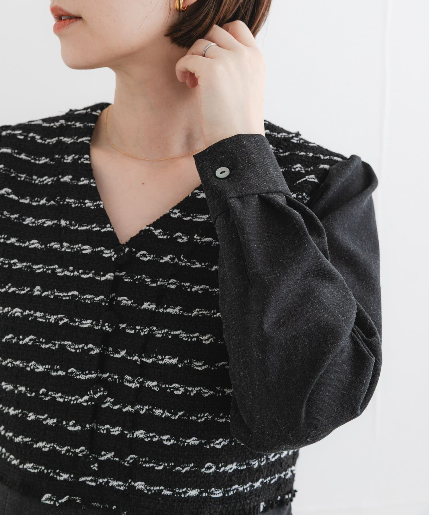 URBAN RESEARCH ROSSO「F by ROSSO　ツイードドッキングワンピース」|ワンピース|