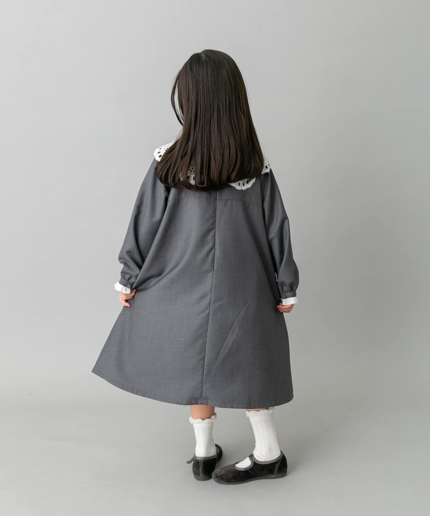 URBAN RESEARCH DOORS「スカラーレース襟ワンピース(KIDS)」|ワンピース|