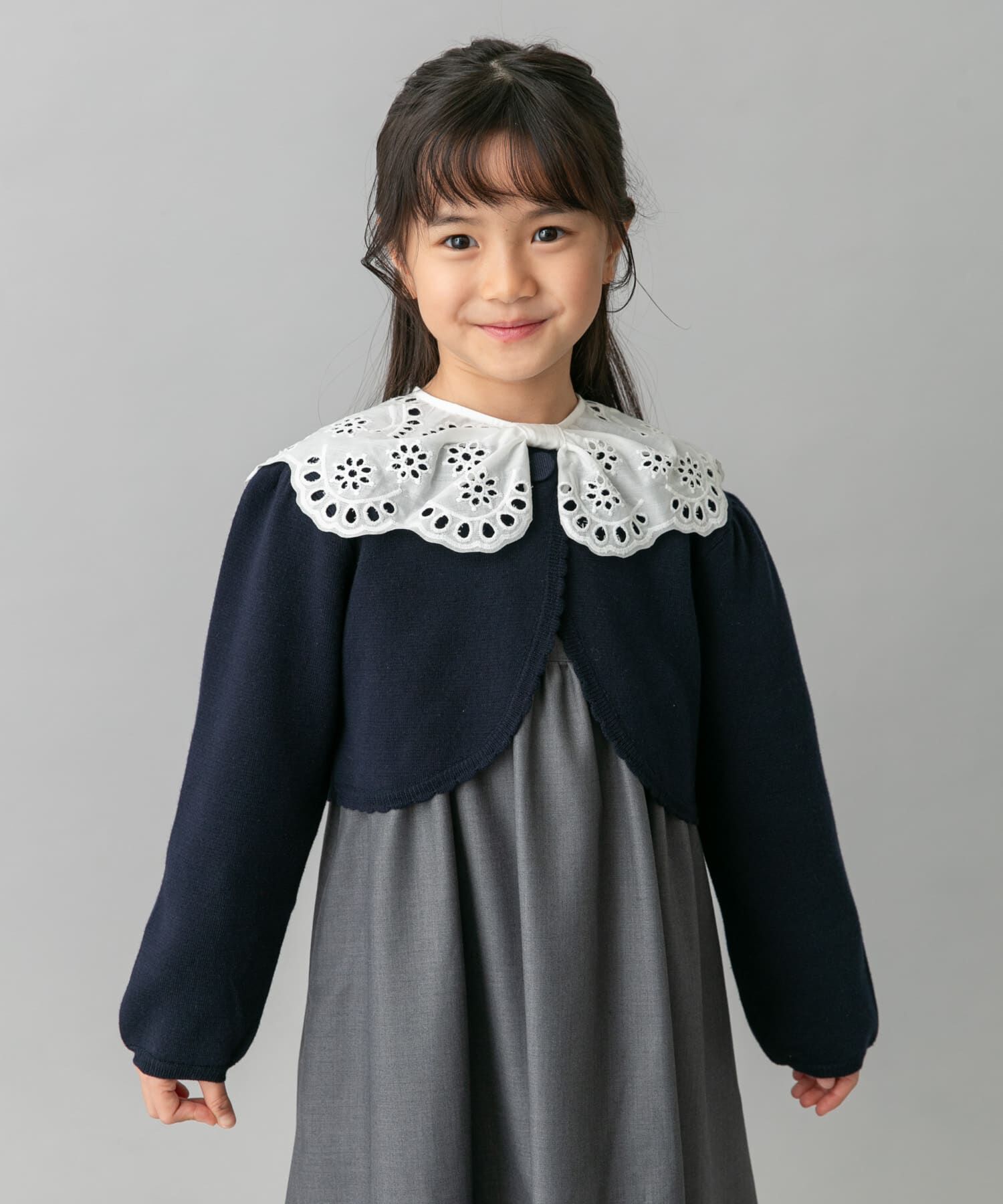 URBAN RESEARCH DOORS「スカラーレース襟ワンピース(KIDS)」|ワンピース|