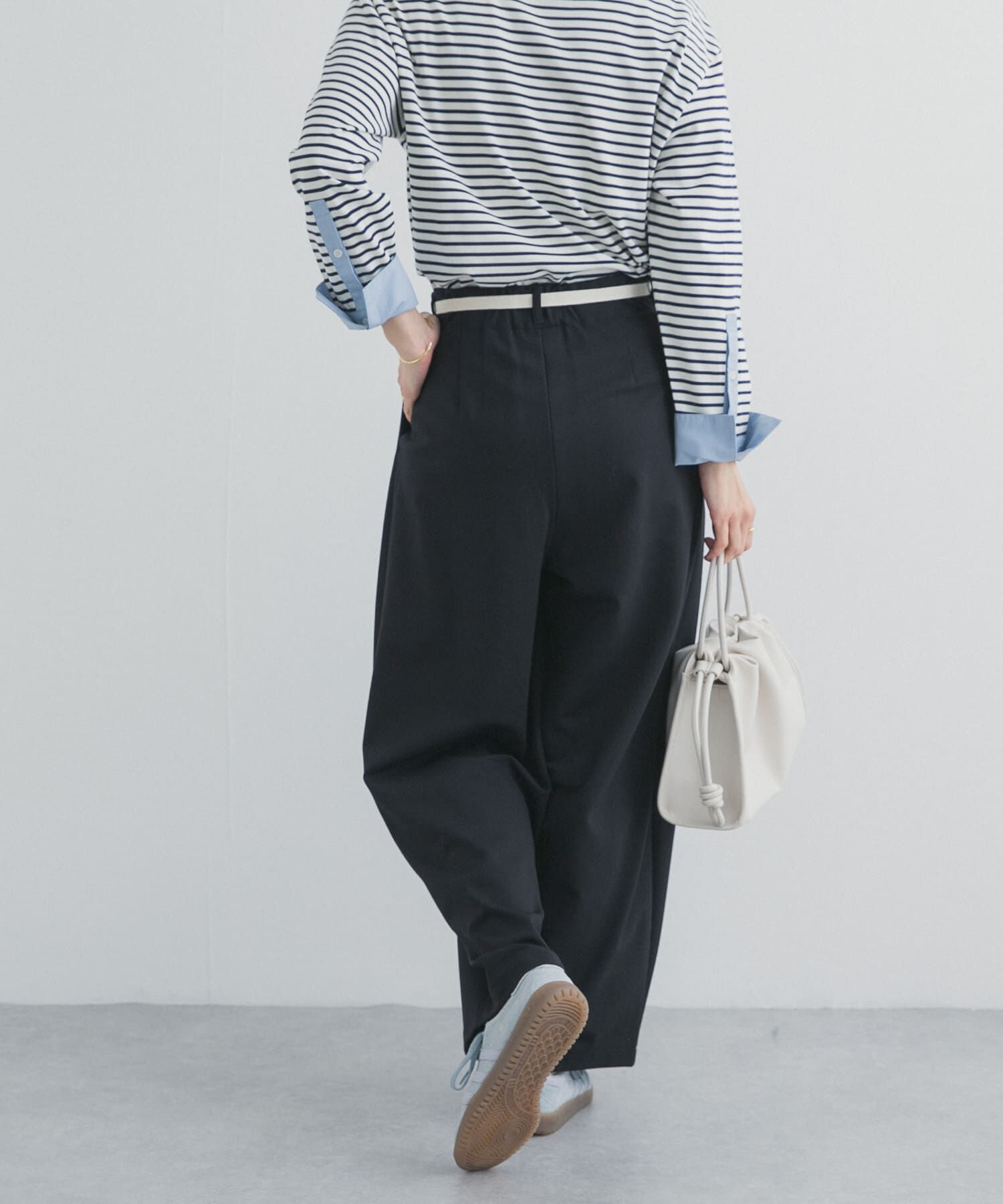 URBAN RESEARCH DOORS「ウエストリボンカットカーブパンツ」|その他|