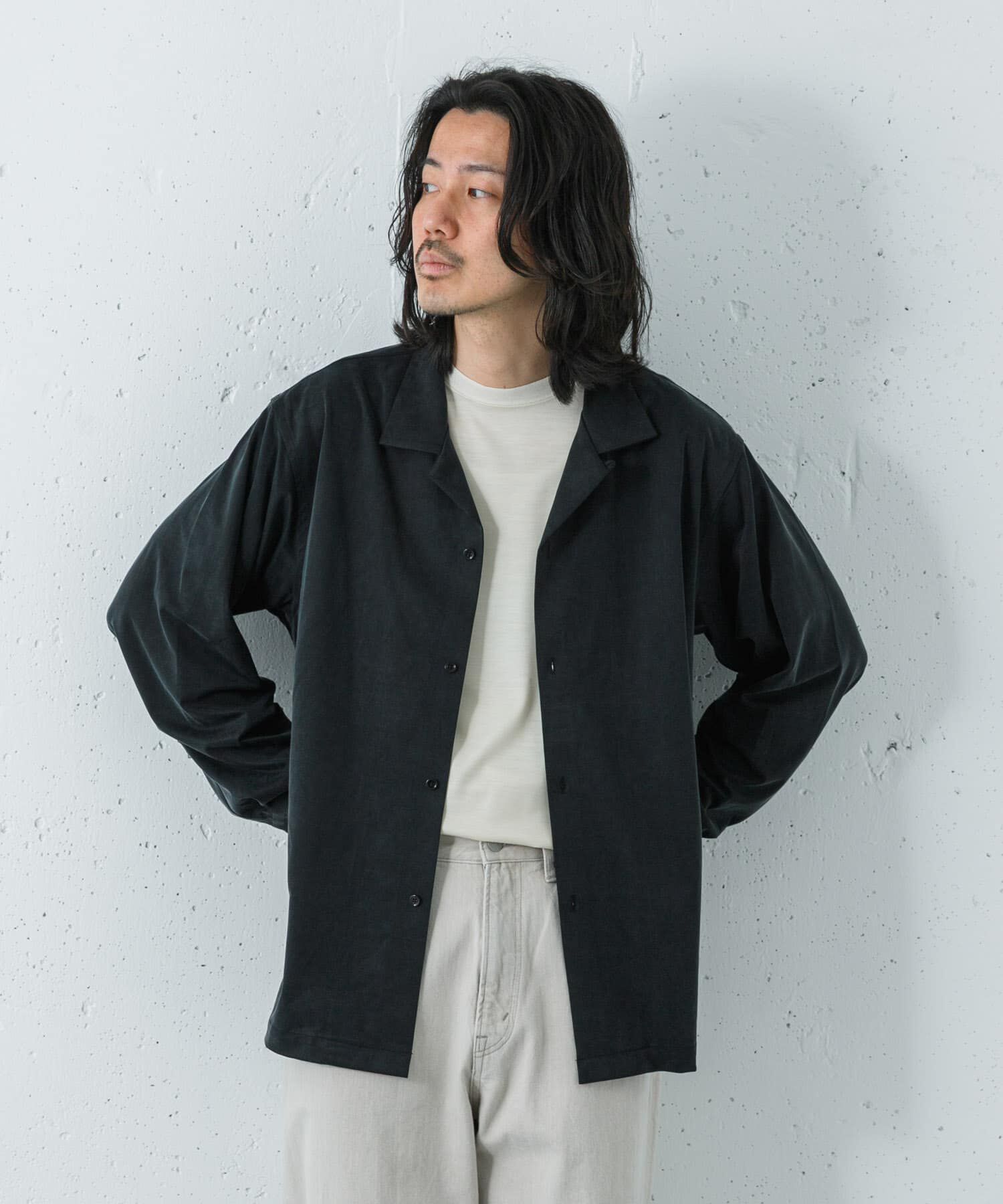 URBAN RESEARCH「『洗濯可』WASHABLE CUPRO O/C SHIRTS」|シャツ・ブラウス|