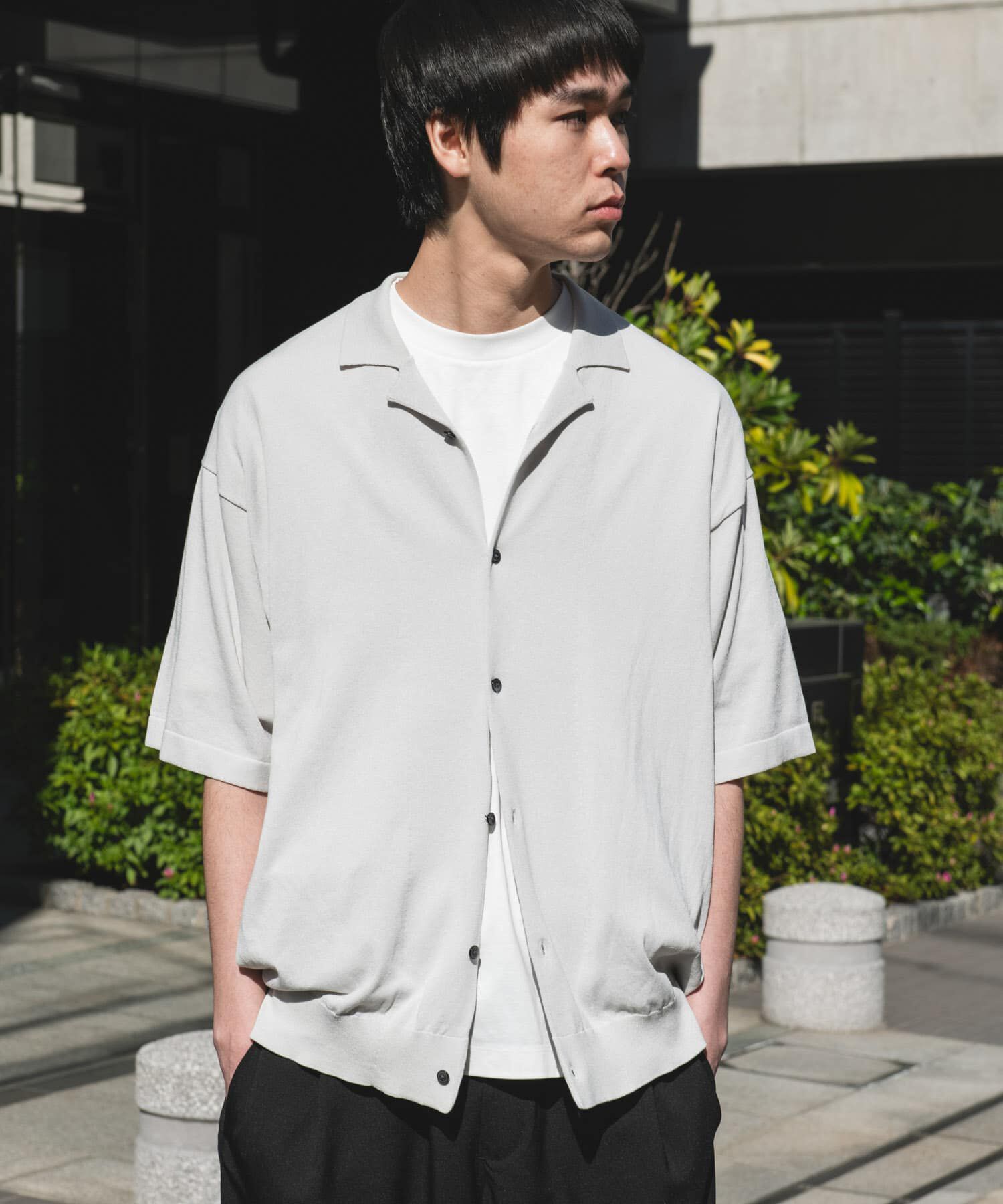URBAN RESEARCH DOORS「『仁村紗和さん着用』『UR TECH』 サマシェア ニットカーディガン」|カーディガン|