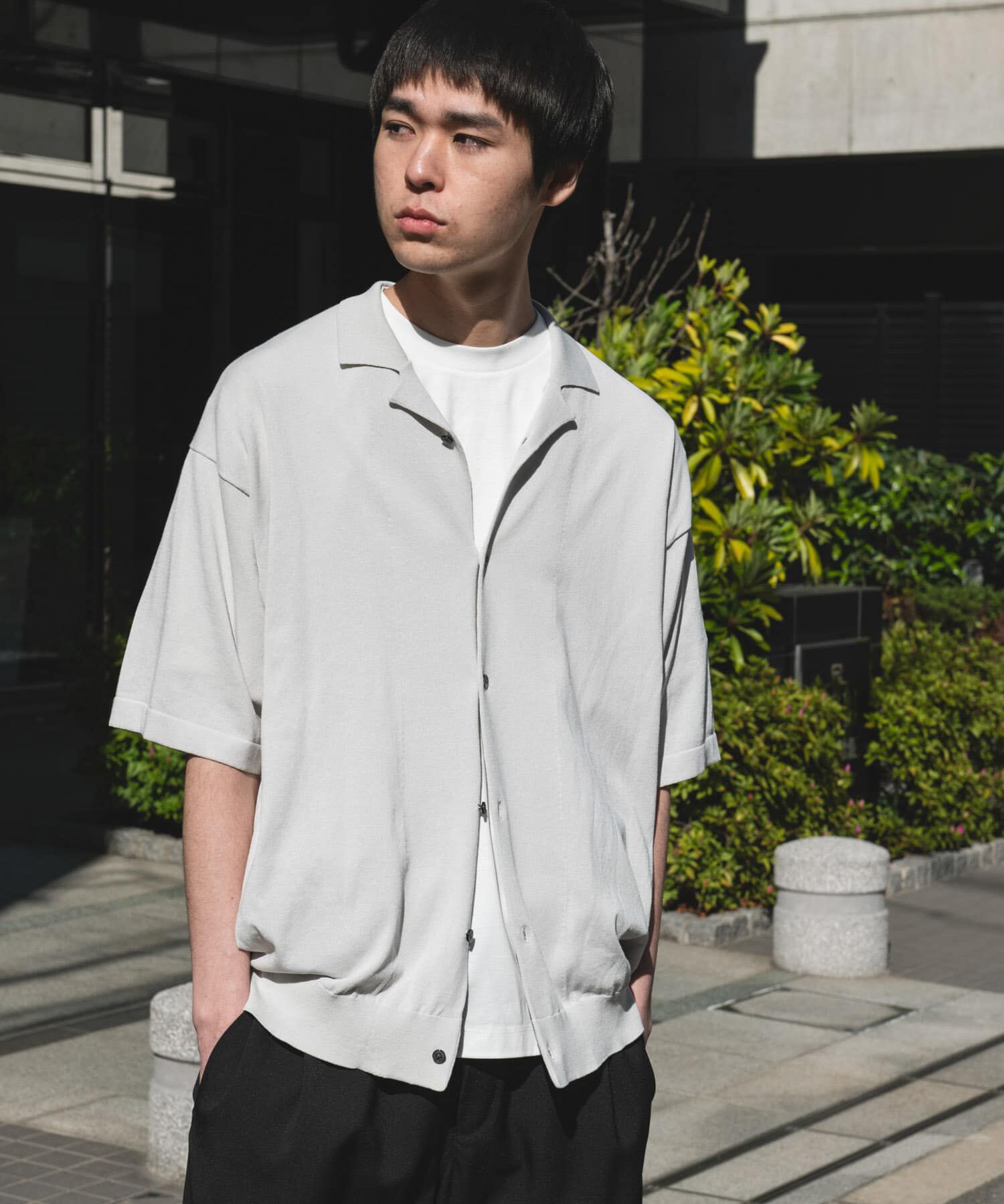 URBAN RESEARCH DOORS「『仁村紗和さん着用』『UR TECH』 サマシェア ニットカーディガン」|カーディガン|