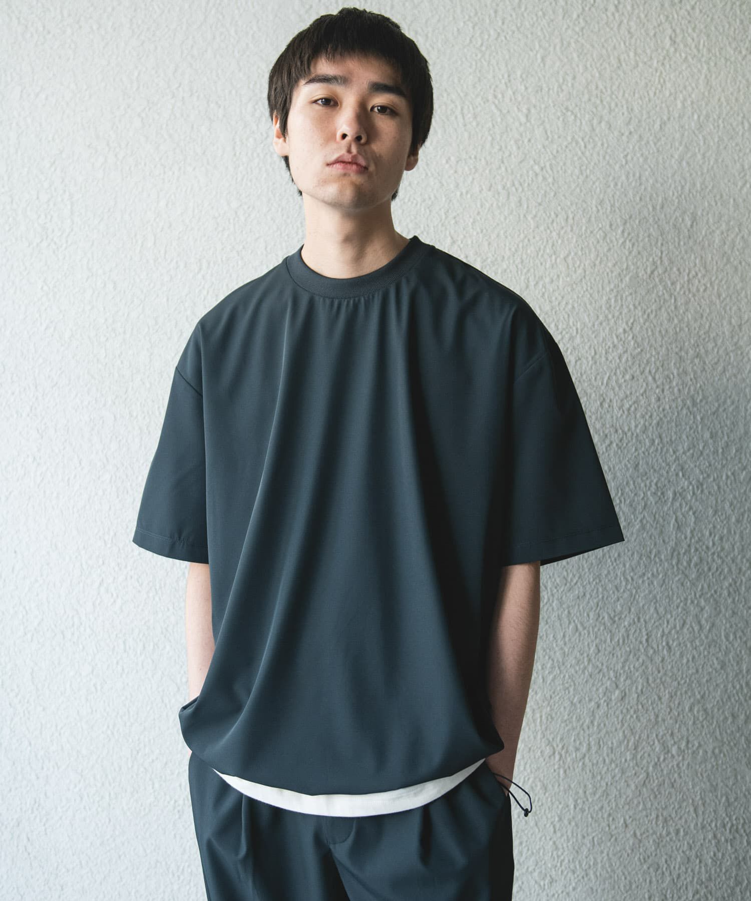 URBAN RESEARCH DOORS「『UR TECH』サマシェア ショートスリーブプルオーバー」|Tシャツ・カットソー|