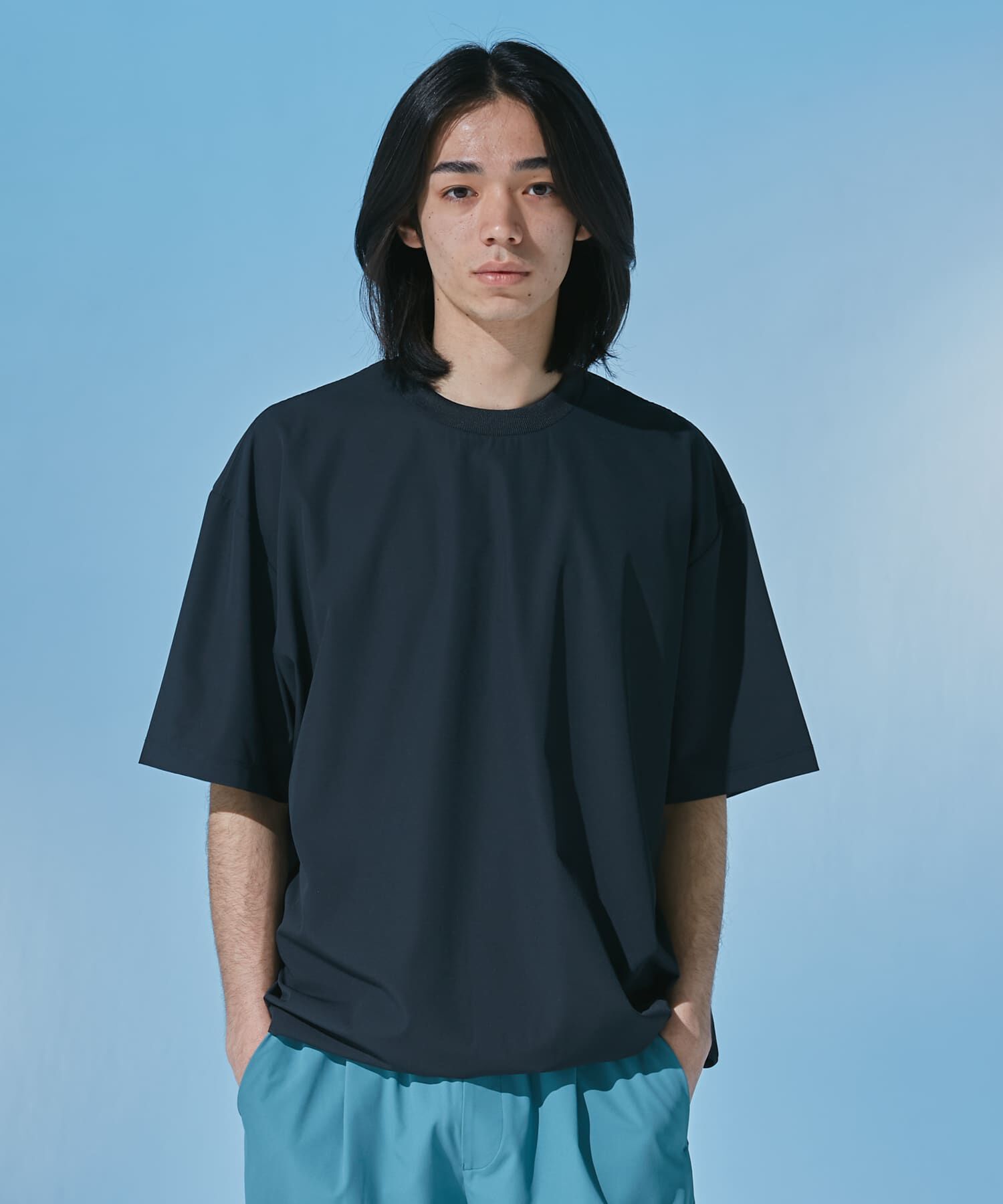 URBAN RESEARCH DOORS「『UR TECH』サマシェア ショートスリーブプルオーバー」|Tシャツ・カットソー|