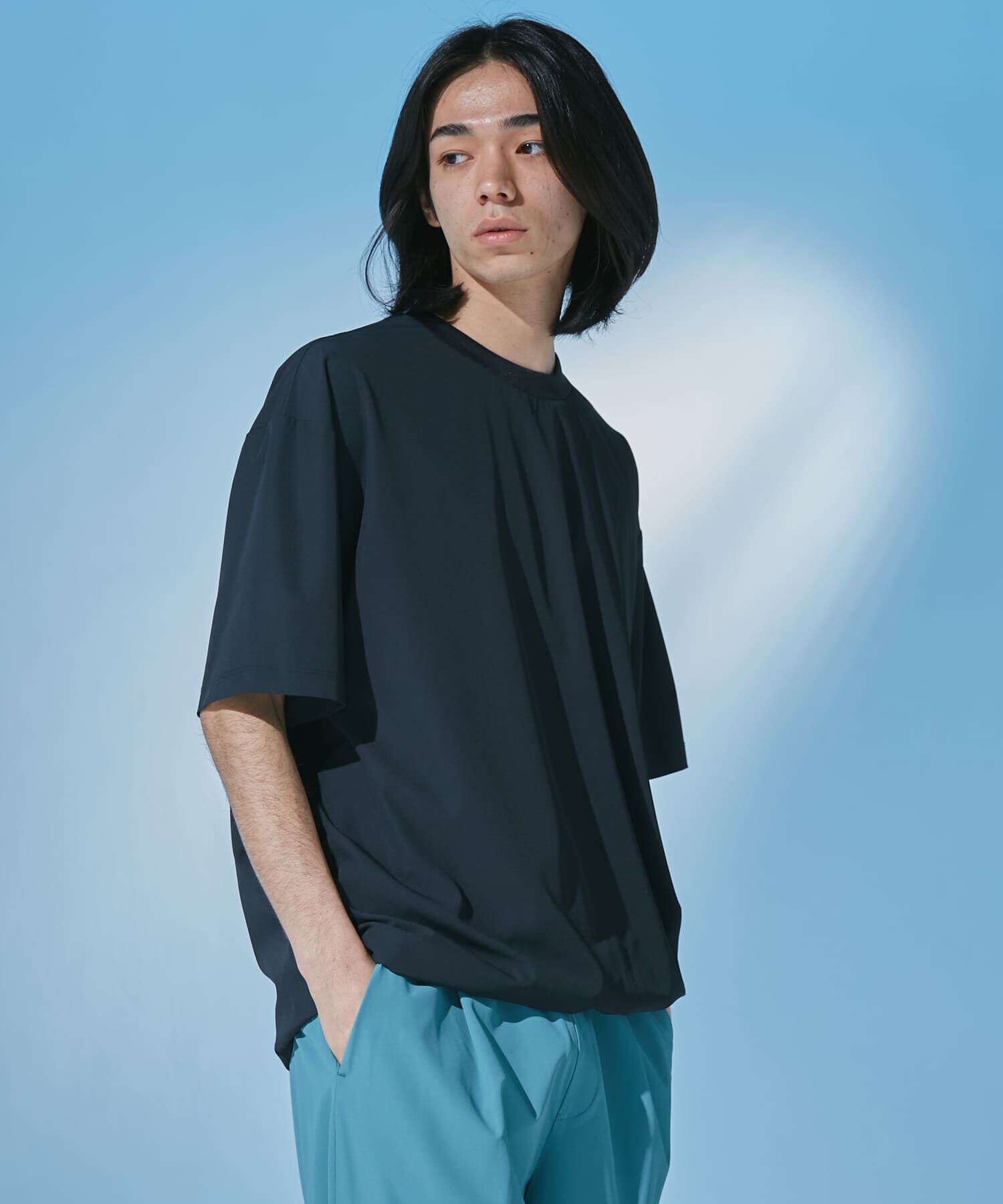 URBAN RESEARCH DOORS「『UR TECH』サマシェア ショートスリーブプルオーバー」|Tシャツ・カットソー|