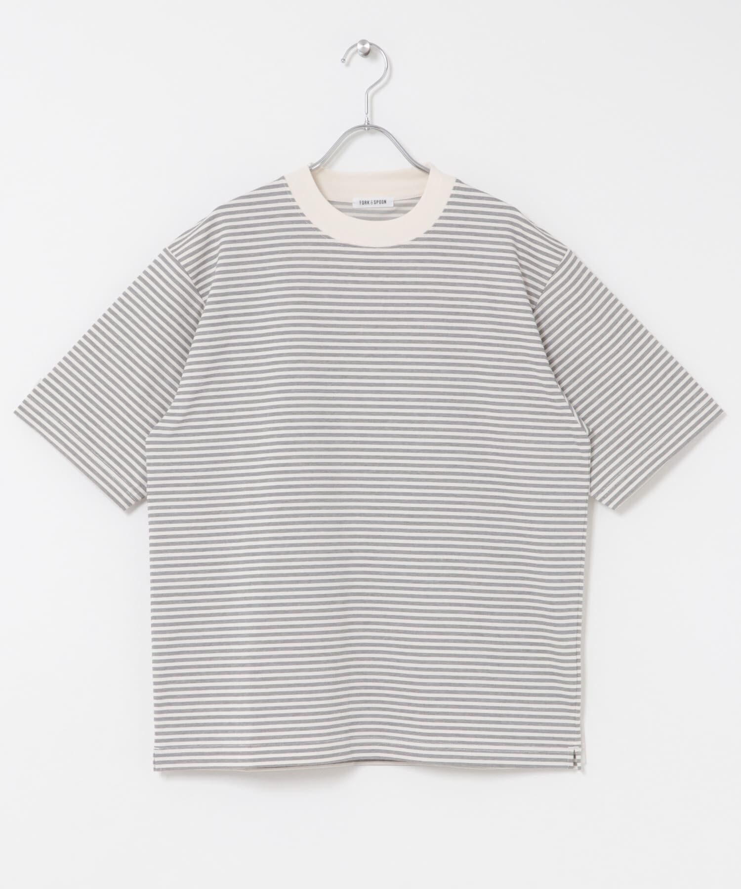 URBAN RESEARCH DOORS「FORK&SPOON　マルチボーダーTシャツ」|Tシャツ・カットソー|