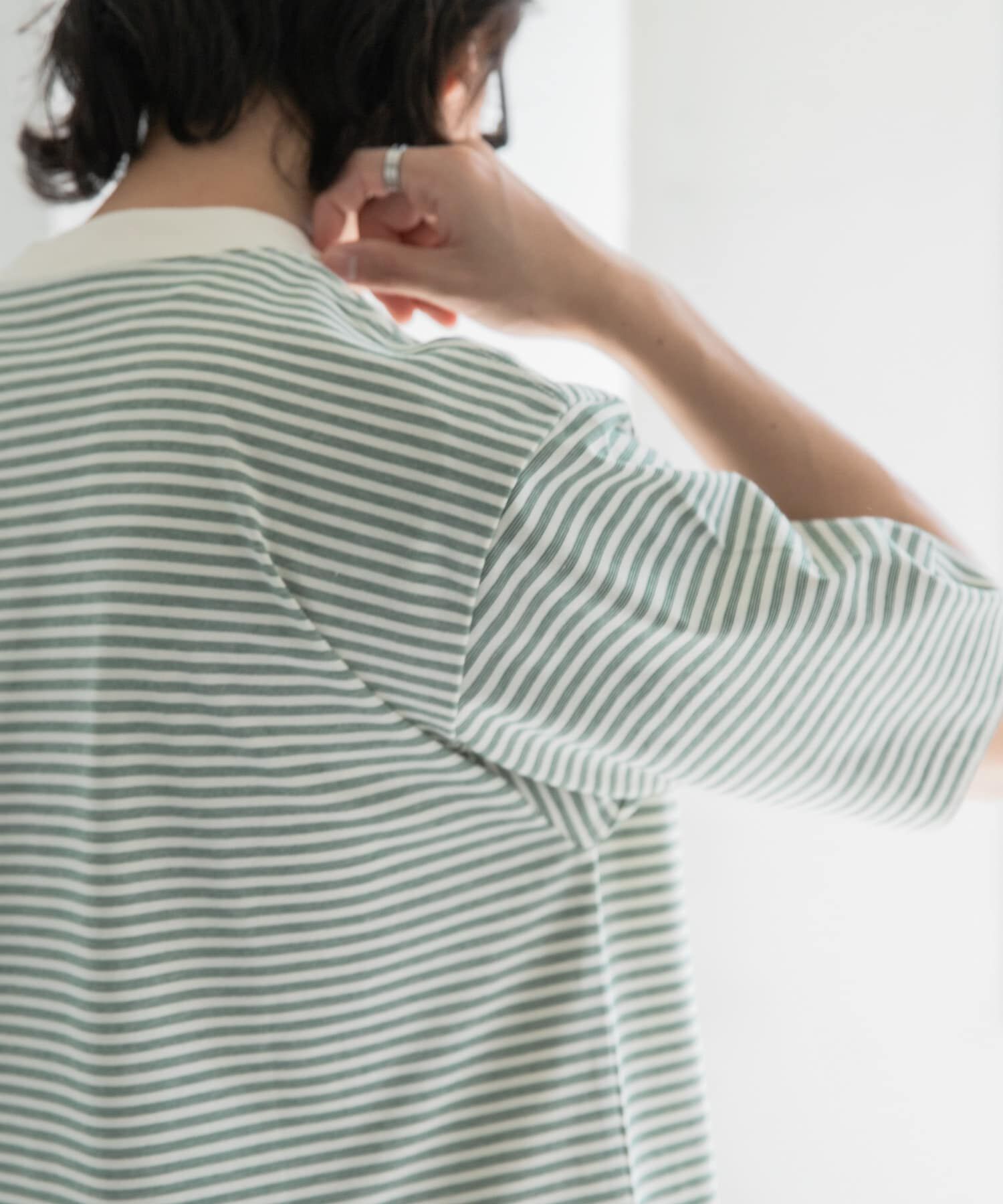 URBAN RESEARCH DOORS「FORK&SPOON　マルチボーダーTシャツ」|Tシャツ・カットソー|