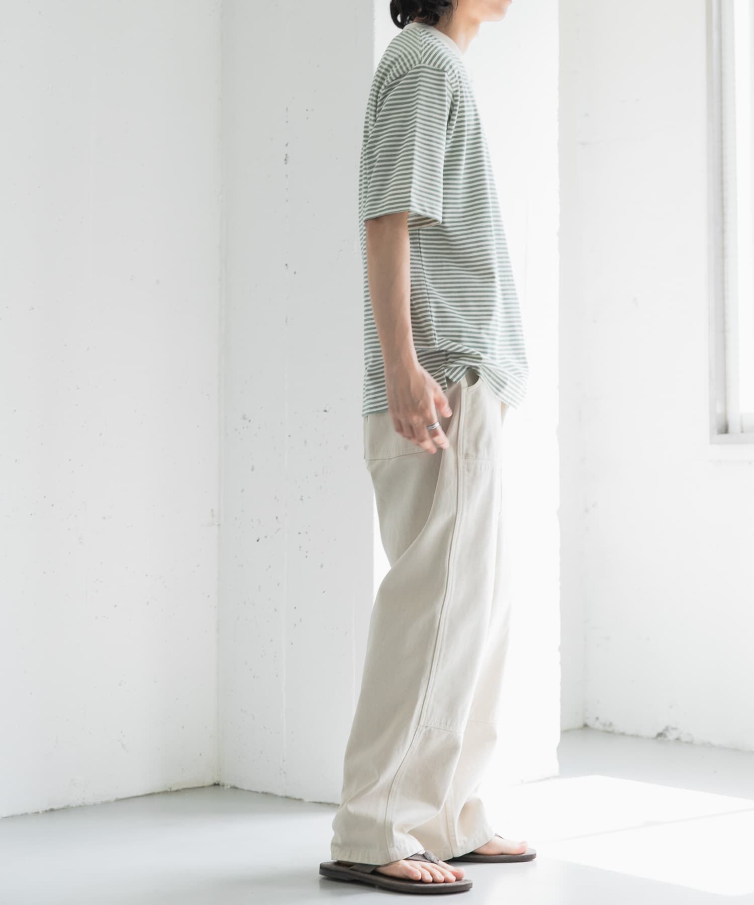 URBAN RESEARCH DOORS「FORK&SPOON　マルチボーダーTシャツ」|Tシャツ・カットソー|
