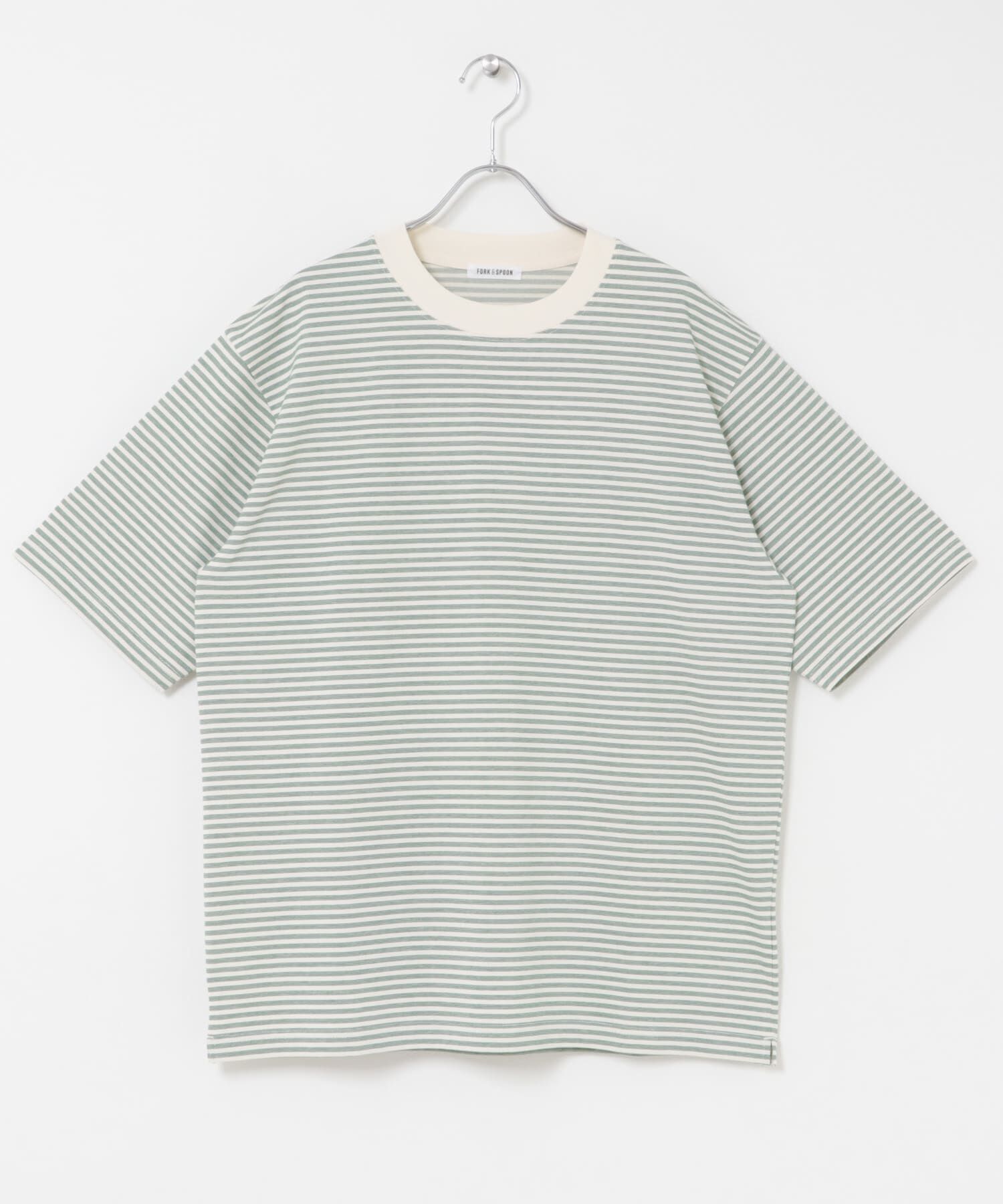 URBAN RESEARCH DOORS「FORK&SPOON　マルチボーダーTシャツ」|Tシャツ・カットソー|
