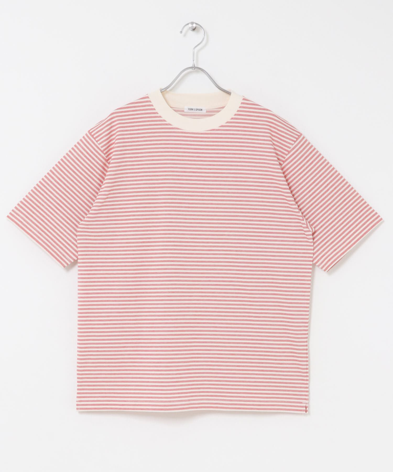 URBAN RESEARCH DOORS「FORK&SPOON　マルチボーダーTシャツ」|Tシャツ・カットソー|