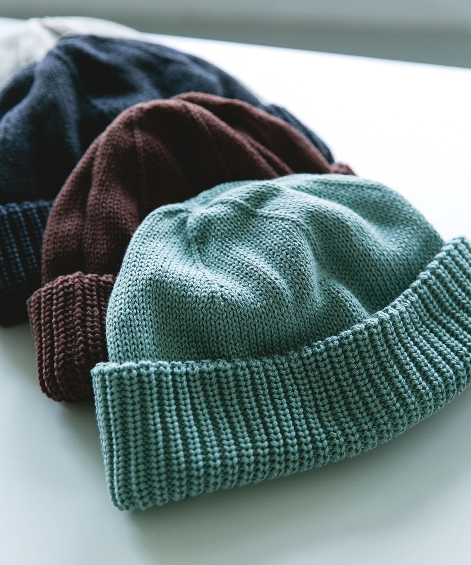 URBAN RESEARCH DOORS「BIG KNIT CAP」|ニット帽|グリーン系その他