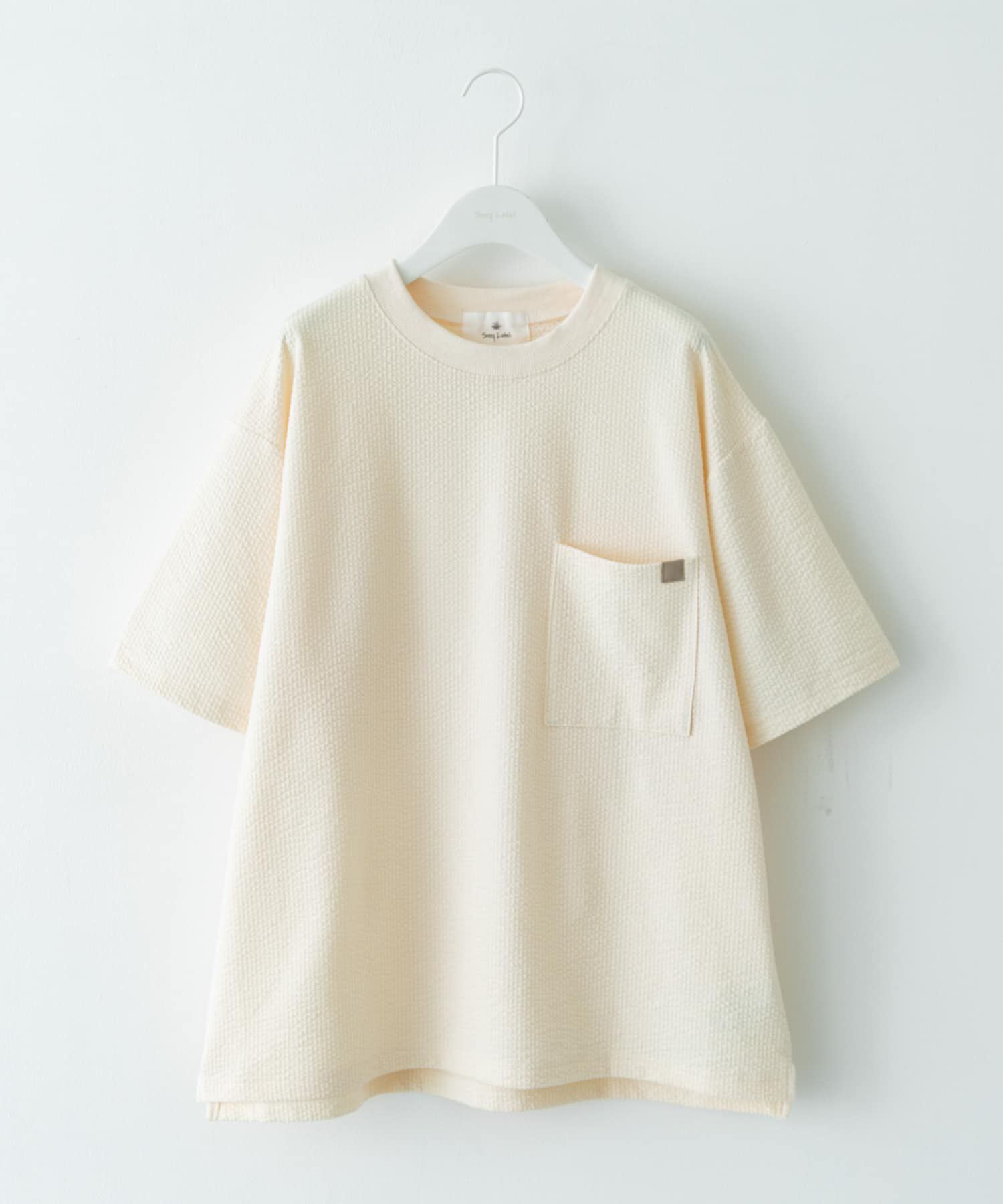 Sonny Label 「カットシアサッカーショートスリーブTシャツ」|Tシャツ・カットソー|オフホワイト
