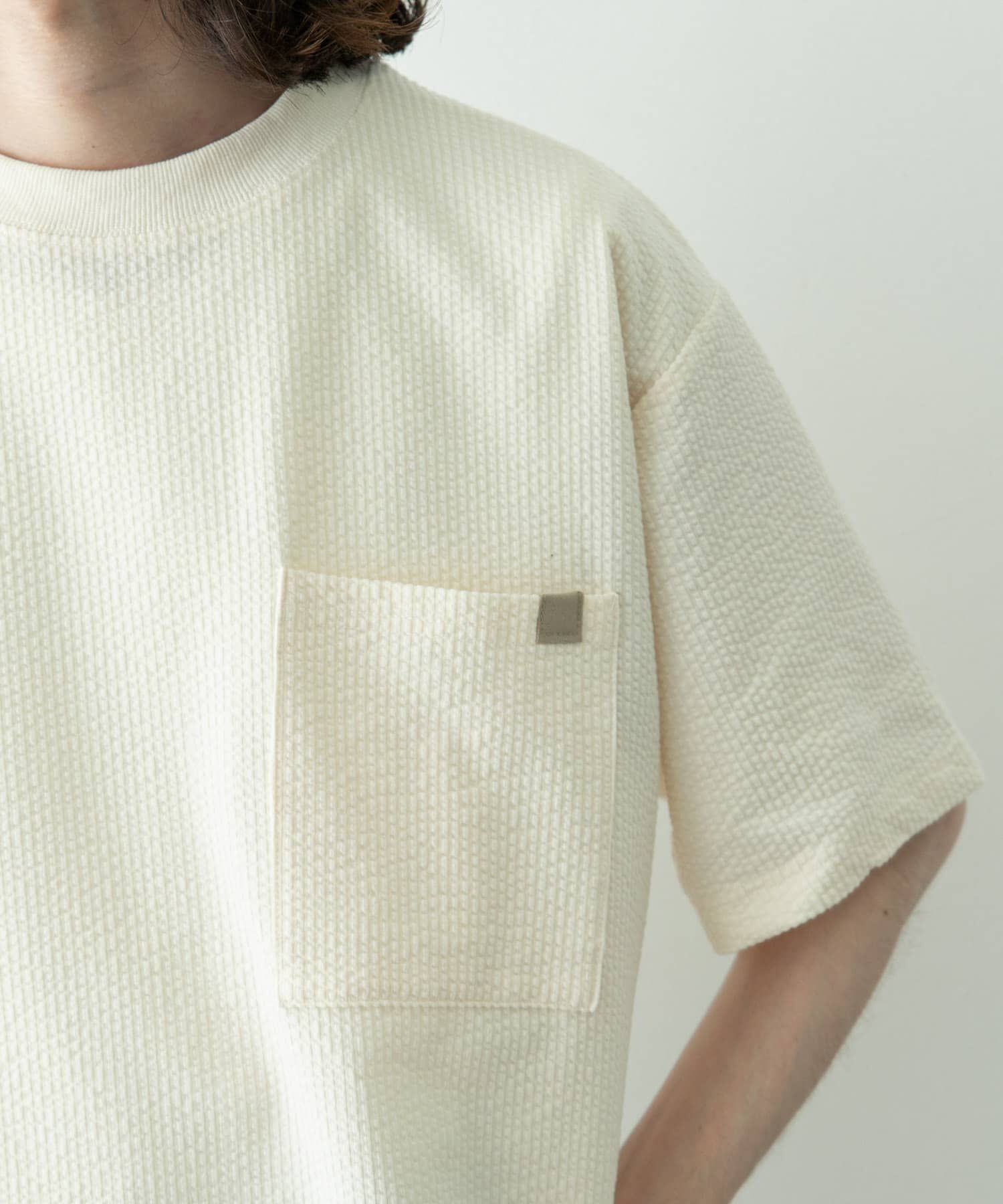 Sonny Label 「カットシアサッカーショートスリーブTシャツ」|Tシャツ・カットソー|
