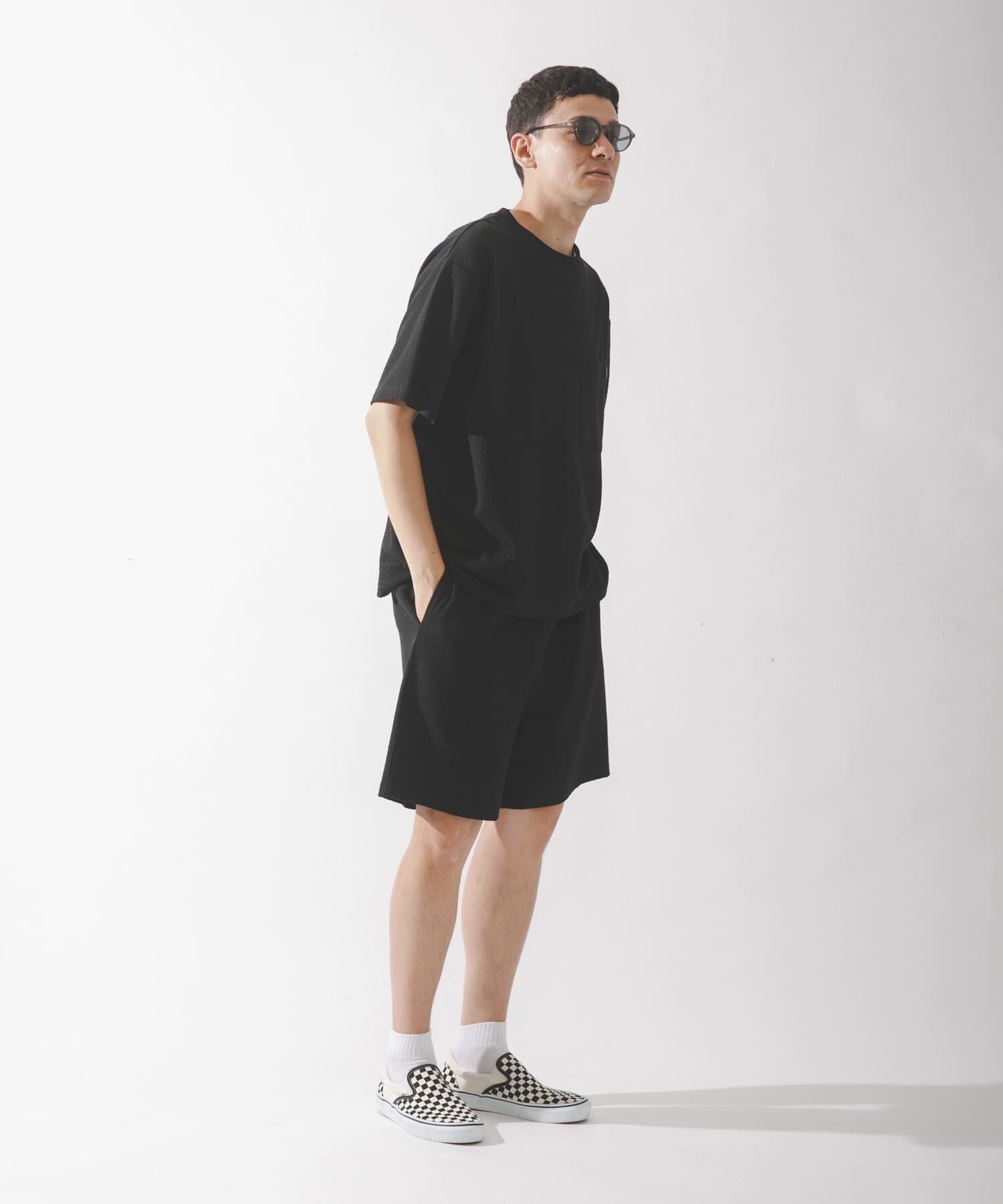 Sonny Label 「カットシアサッカーショートスリーブTシャツ」|Tシャツ・カットソー|
