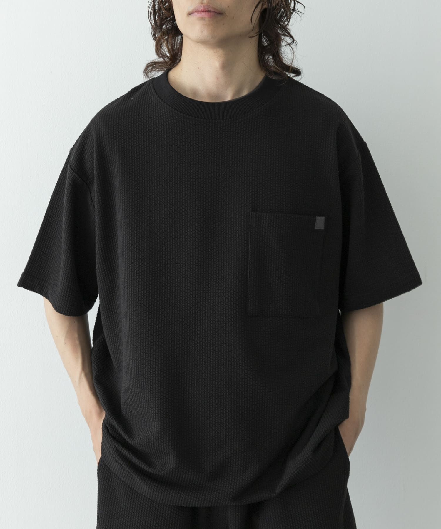 Sonny Label 「カットシアサッカーショートスリーブTシャツ」|Tシャツ・カットソー|
