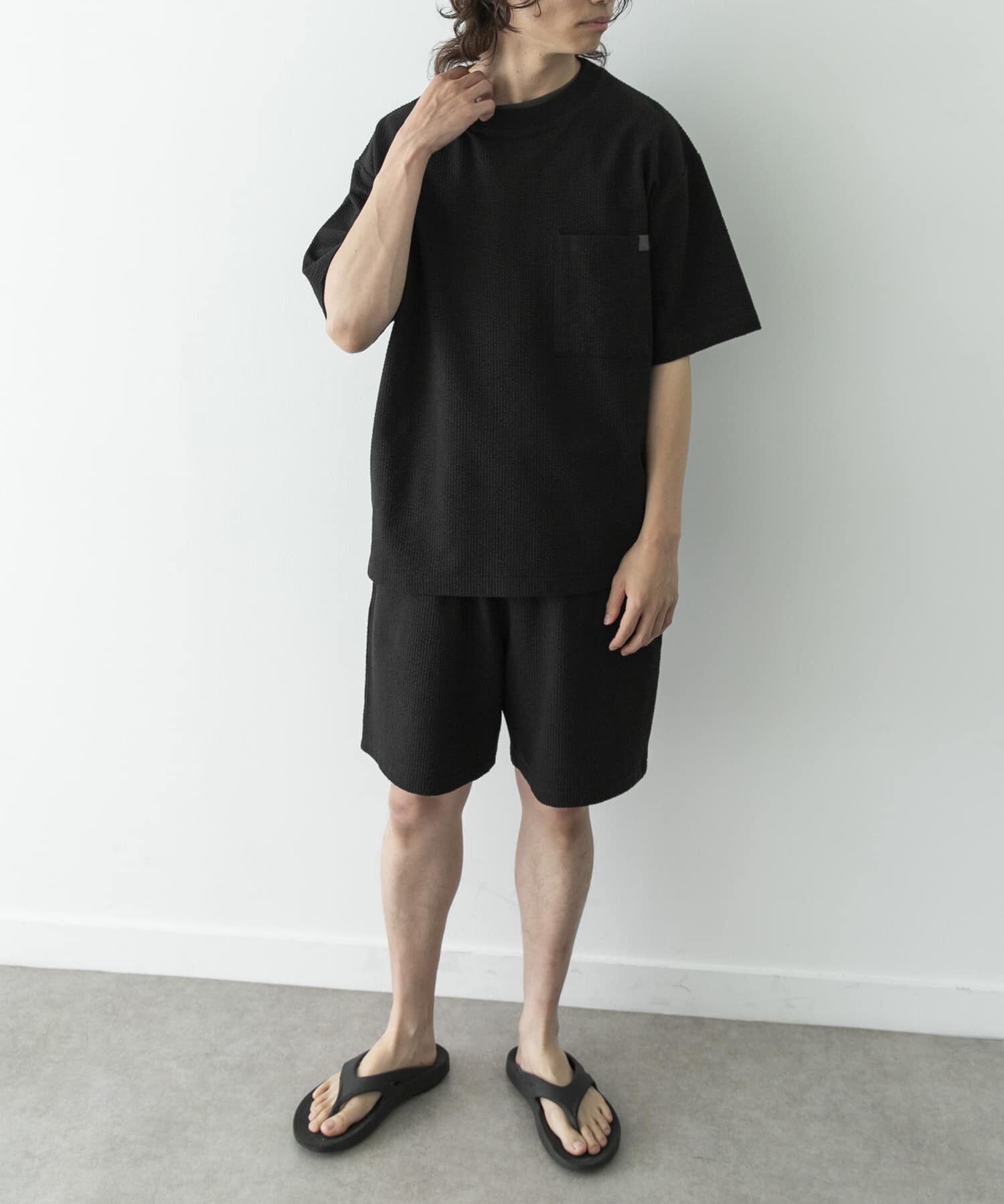 Sonny Label 「カットシアサッカーショートスリーブTシャツ」|Tシャツ・カットソー|