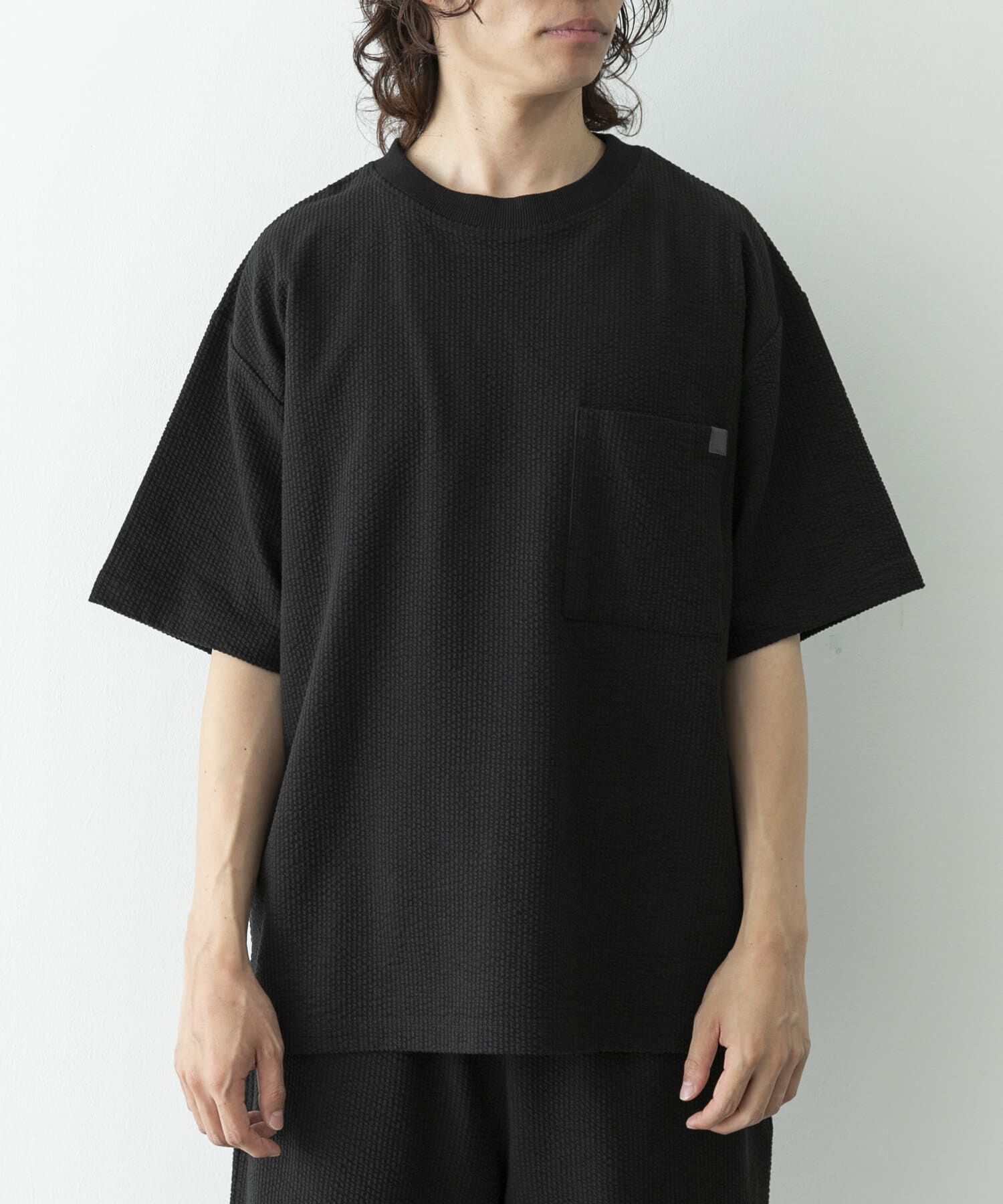 Sonny Label 「カットシアサッカーショートスリーブTシャツ」|Tシャツ・カットソー|