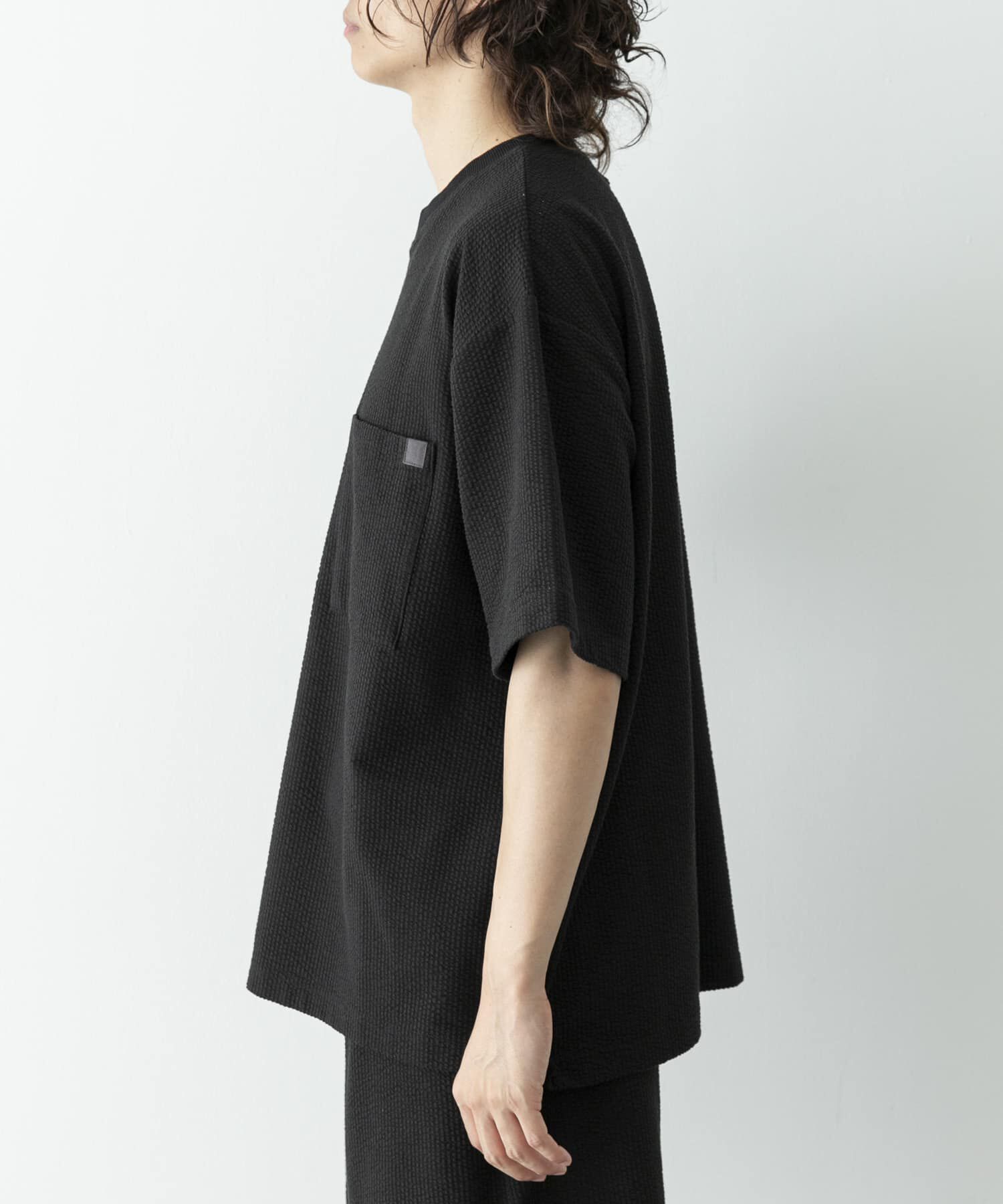 Sonny Label 「カットシアサッカーショートスリーブTシャツ」|Tシャツ・カットソー|