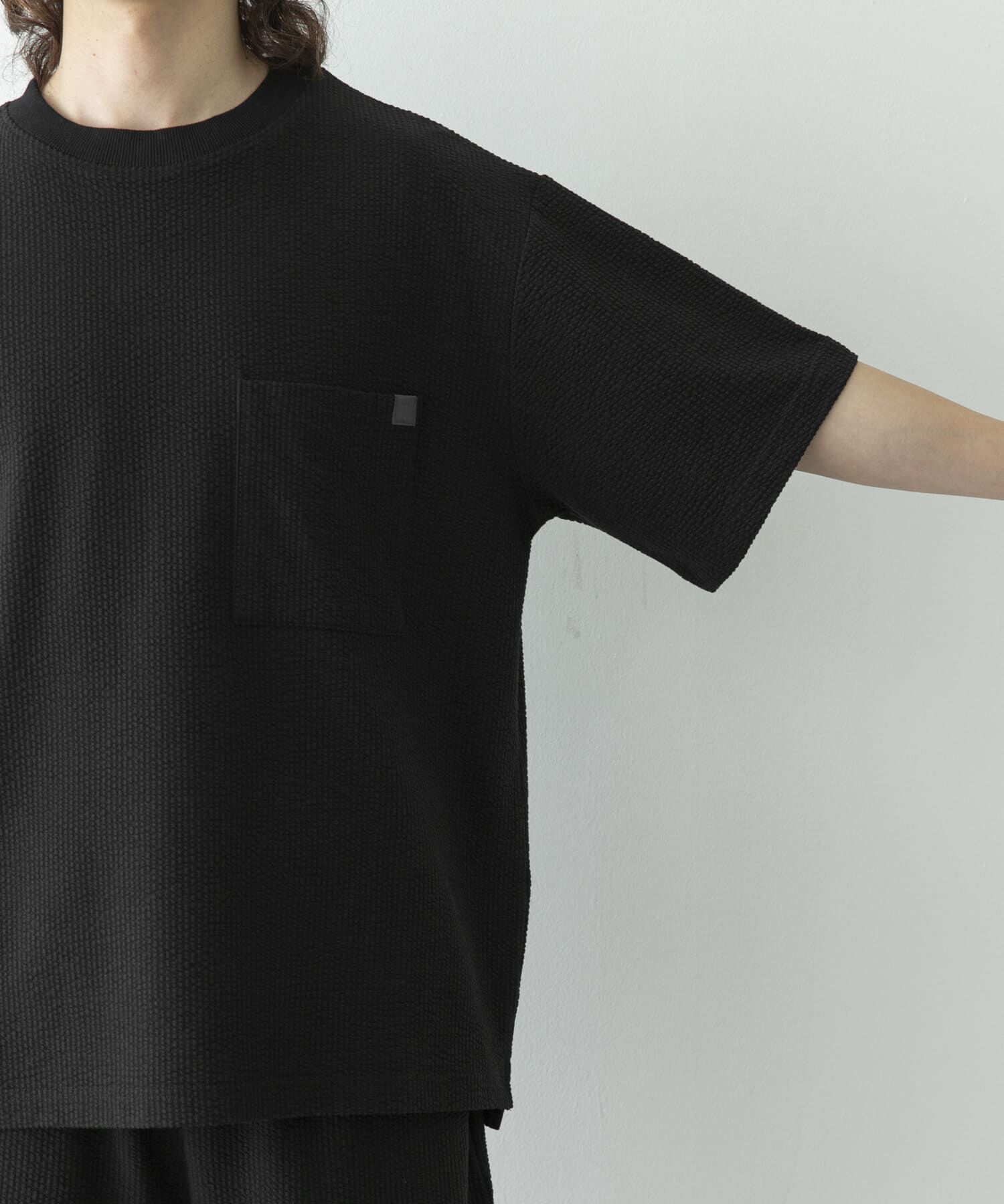 Sonny Label 「カットシアサッカーショートスリーブTシャツ」|Tシャツ・カットソー|