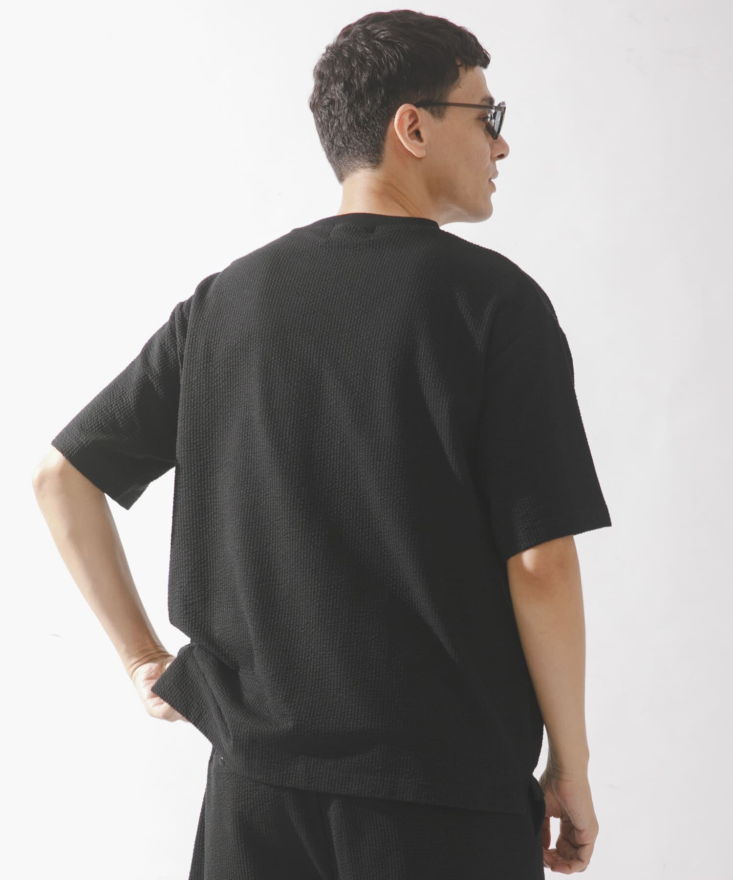 Sonny Label 「カットシアサッカーショートスリーブTシャツ」|Tシャツ・カットソー|