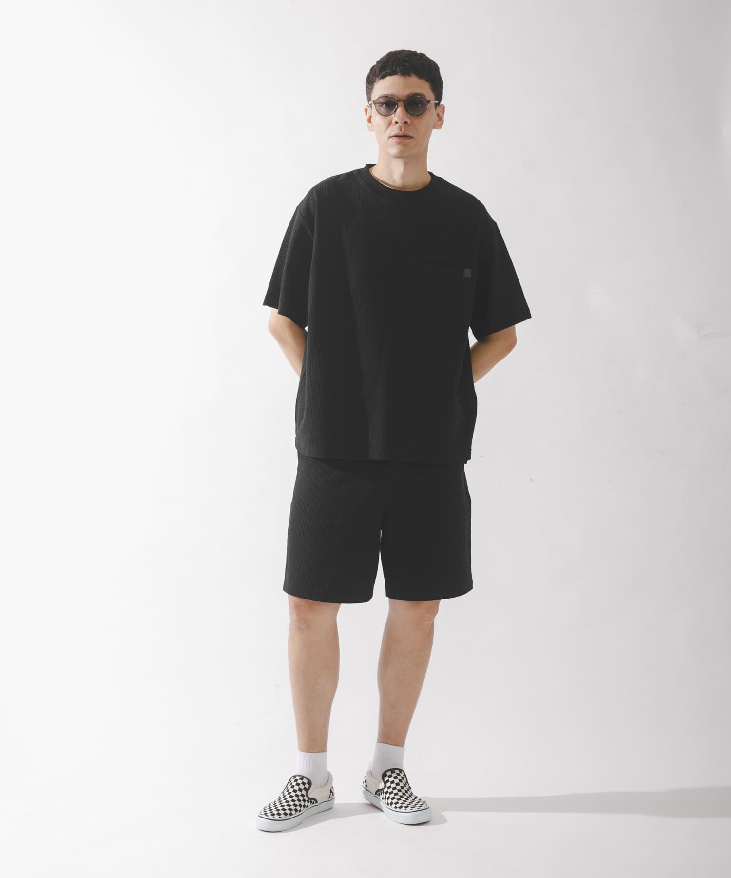 Sonny Label 「カットシアサッカーショートスリーブTシャツ」|Tシャツ・カットソー|