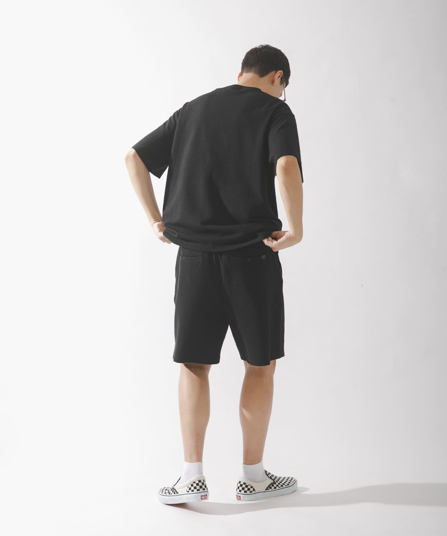 Sonny Label 「カットシアサッカーショートスリーブTシャツ」|Tシャツ・カットソー|