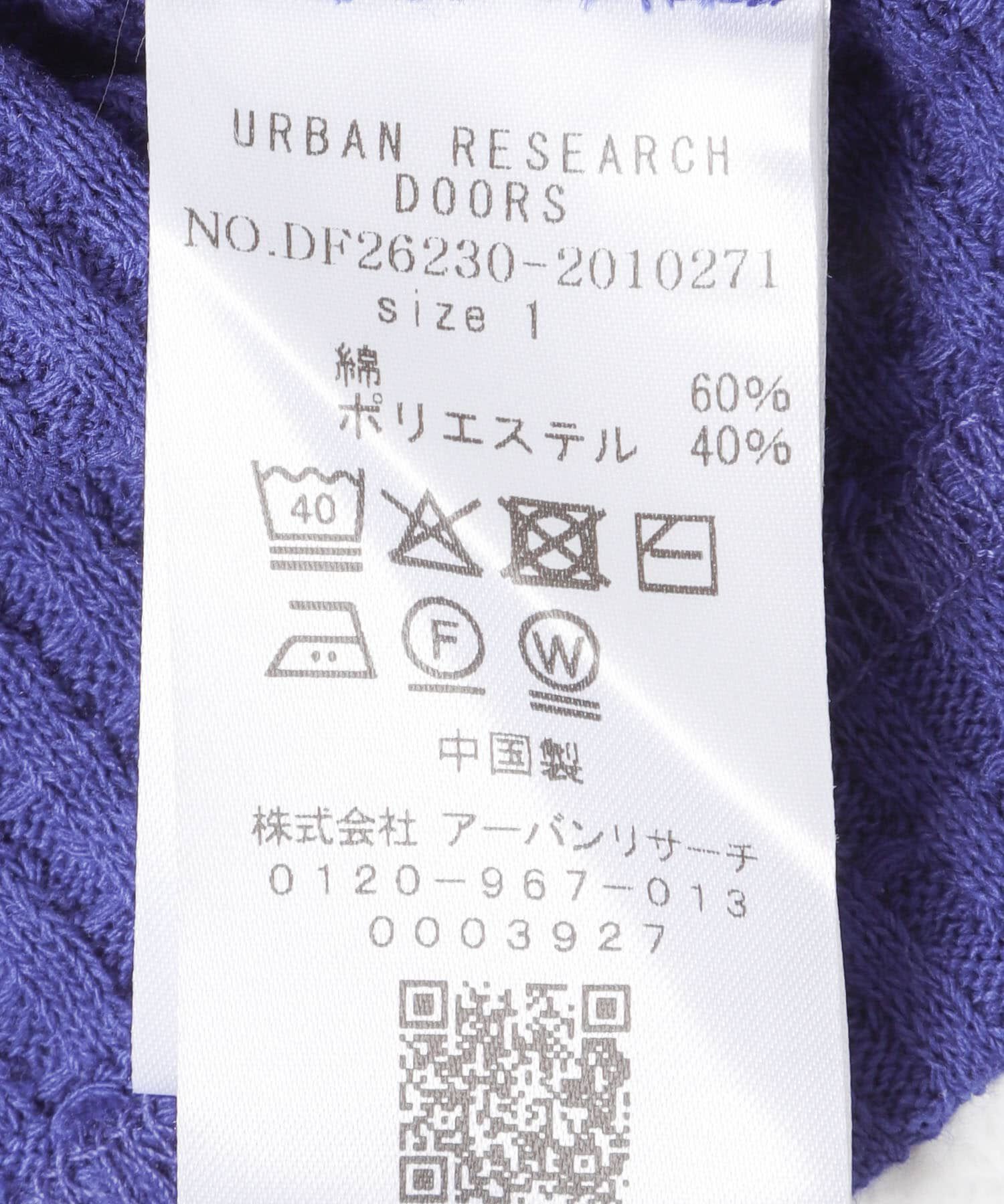 URBAN RESEARCH DOORS「FORK&SPOON　ワッフルバックボタンプルオーバー」|Tシャツ・カットソー|