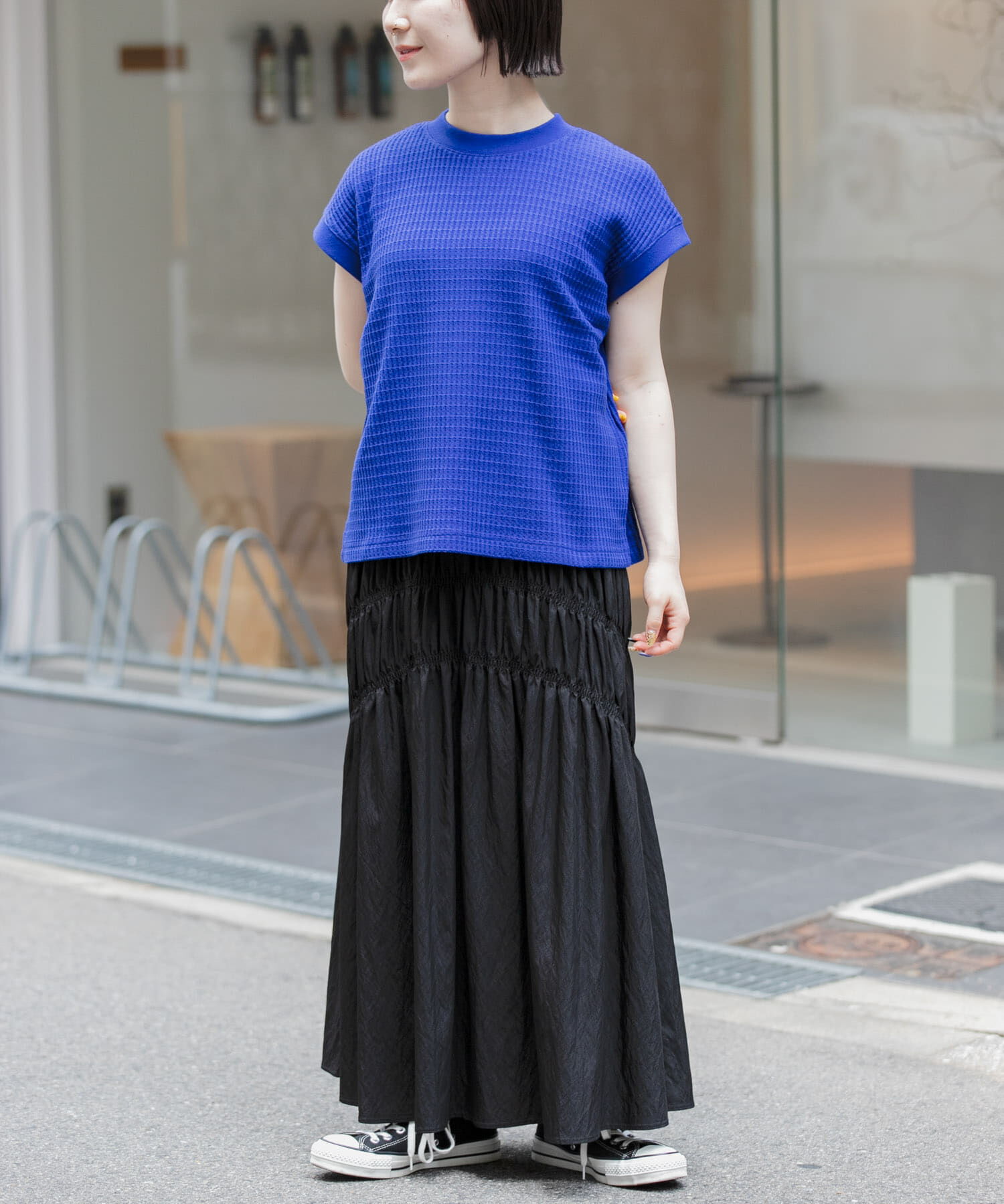 URBAN RESEARCH DOORS「FORK&SPOON　ワッフルバックボタンプルオーバー」|Tシャツ・カットソー|