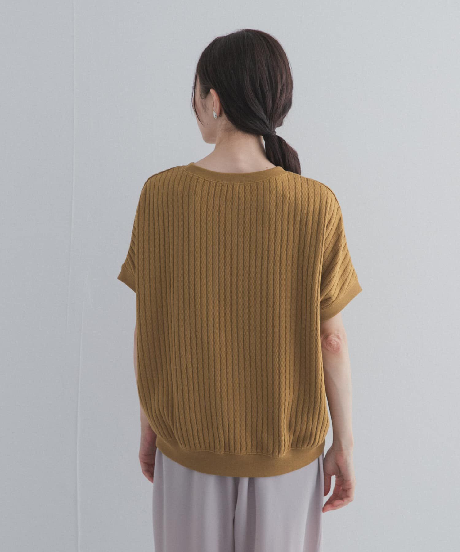 URBAN RESEARCH DOORS「ハニカムタックフレンチプルオーバー」|Tシャツ・カットソー|