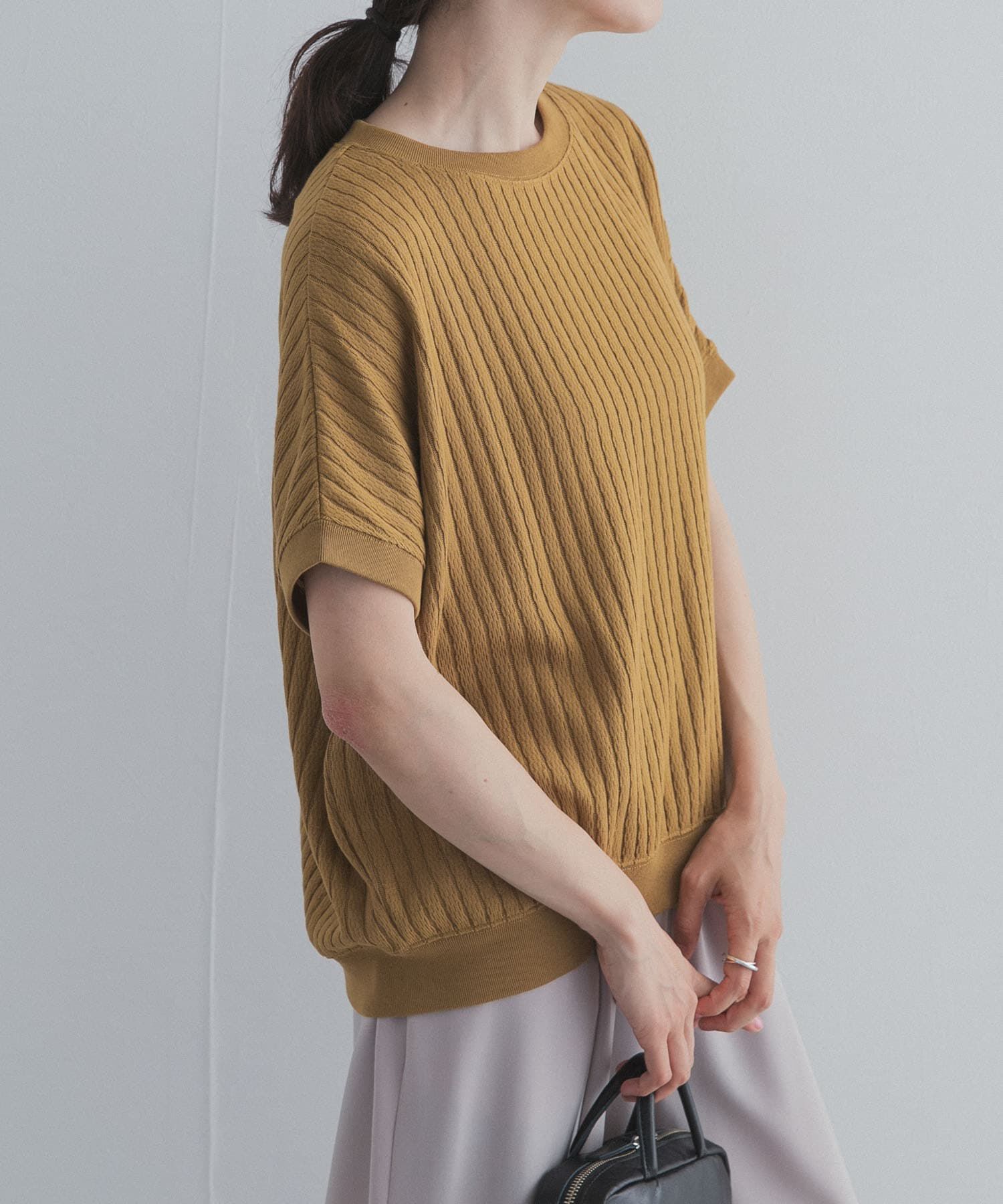 URBAN RESEARCH DOORS「ハニカムタックフレンチプルオーバー」|Tシャツ・カットソー|