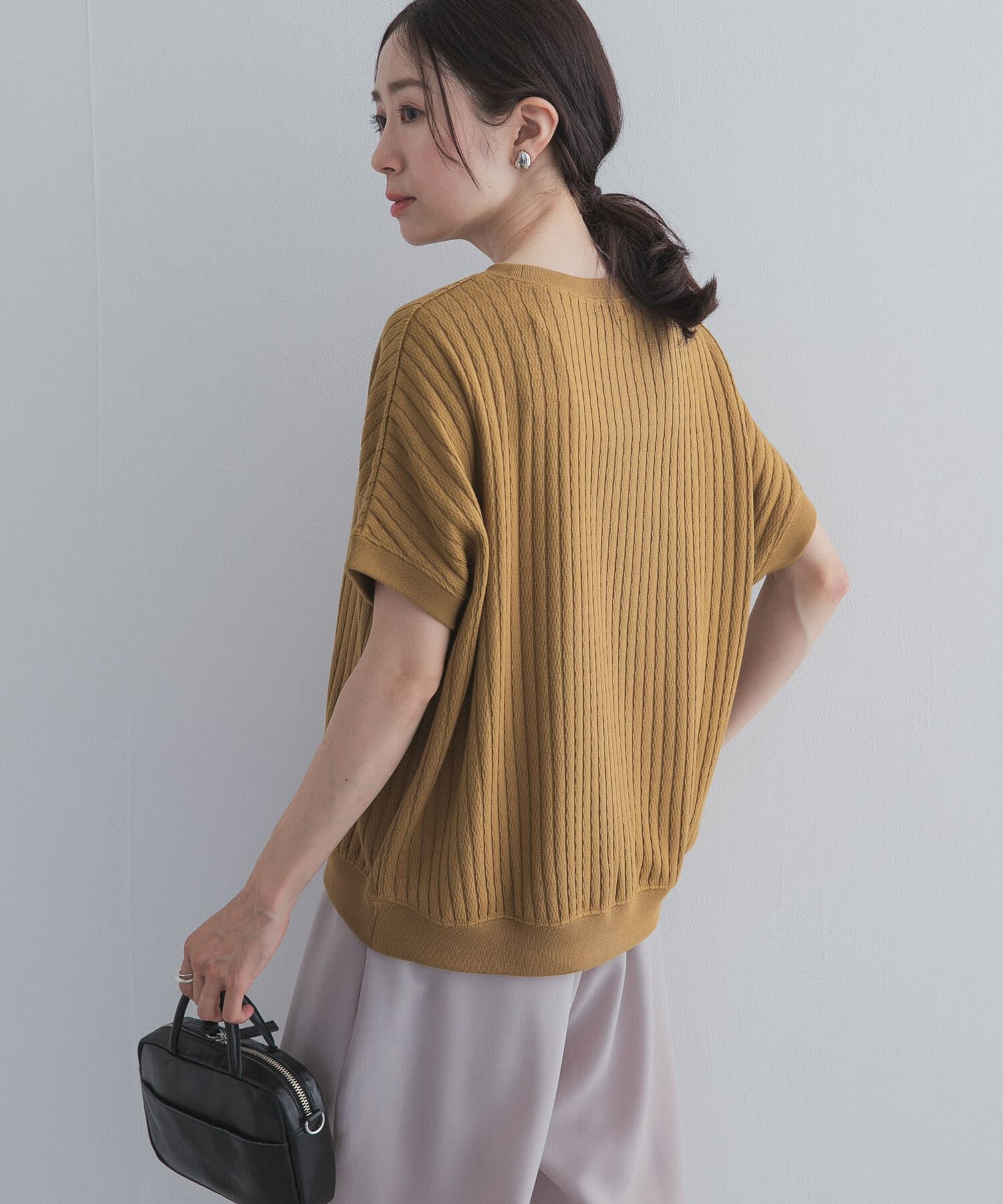 URBAN RESEARCH DOORS「ハニカムタックフレンチプルオーバー」|Tシャツ・カットソー|